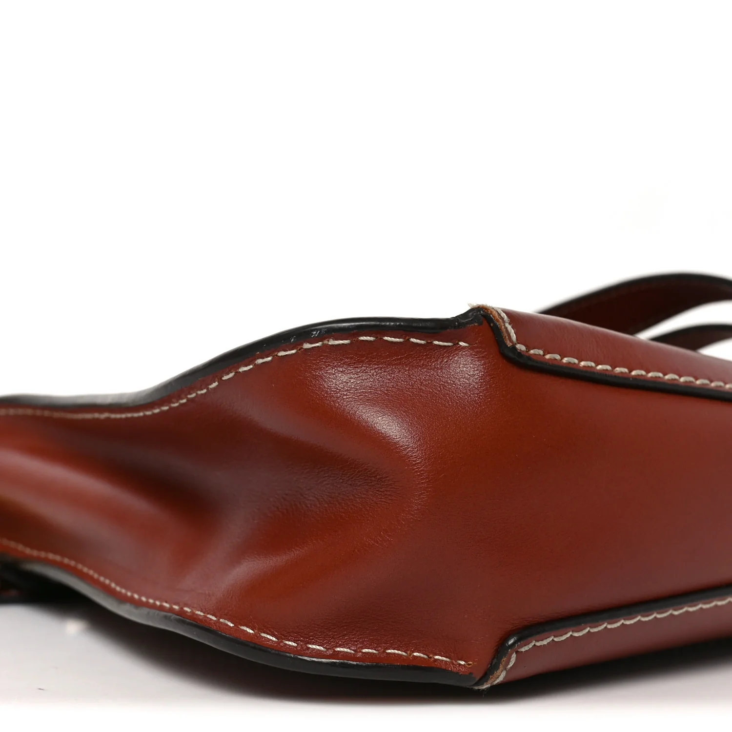 Calfskin Marcie Top Handle Bag Sepia - Top Club