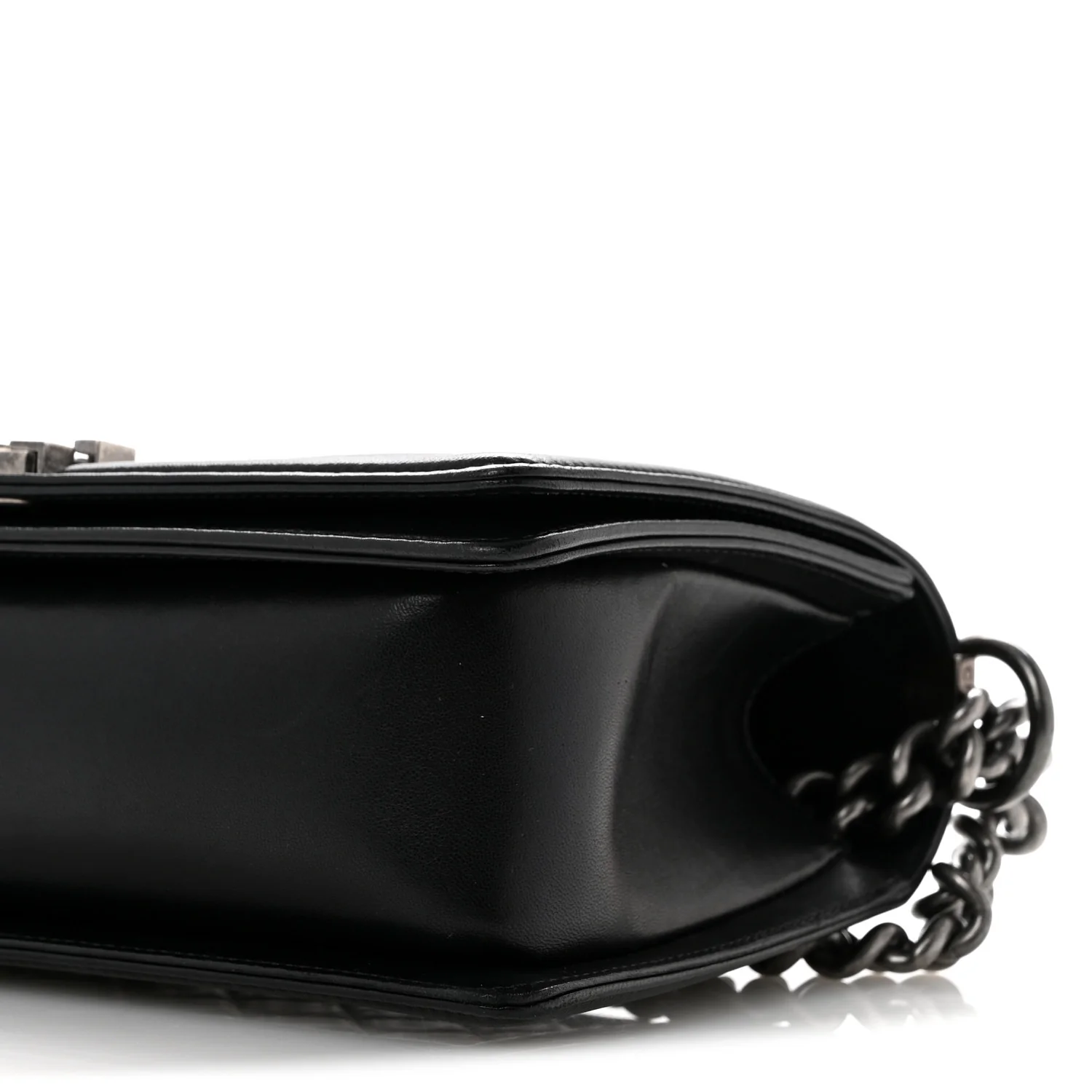 Lambskin Quilted Medium Boy Flap Black - Top Club