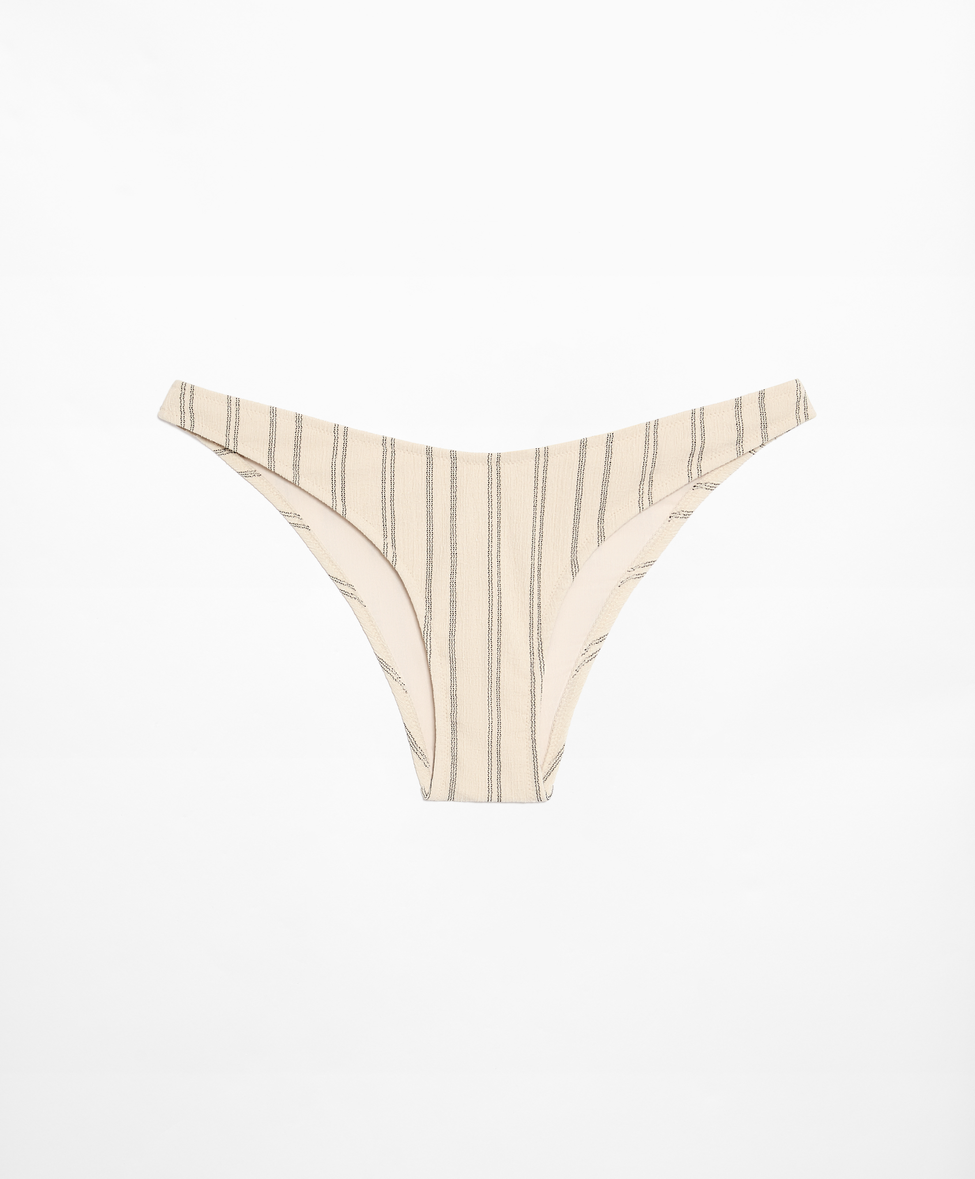 OYSHO Rustic stripe U-cut medium-coverage bikini briefs
