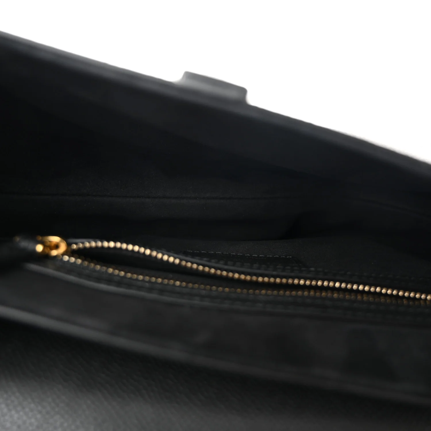 Grained Calfskin Saddle Bag Black - Top Club