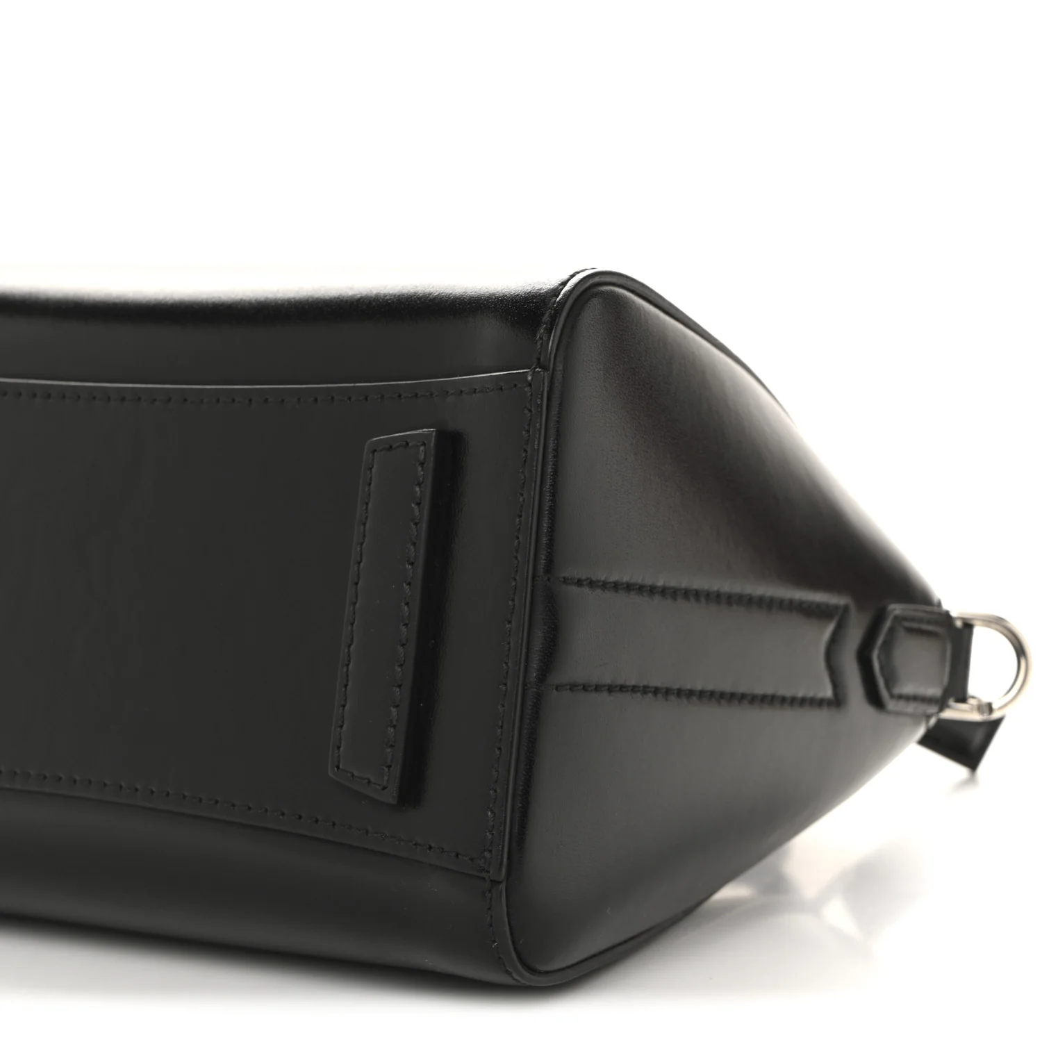 Shiny Lord Calfskin Mini Antigona Black - Top Club
