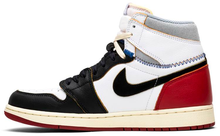 Union LA x Air Jordan 1 Retro High NRG  Black Toe  BV1300-106 - Sneaker Replica Workshop