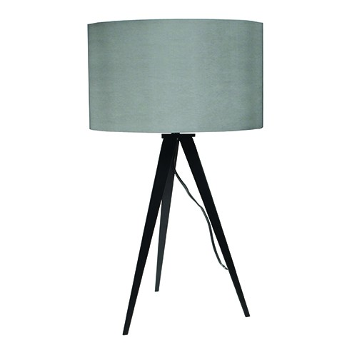 Taffellamp Tripod zwart/Grijs