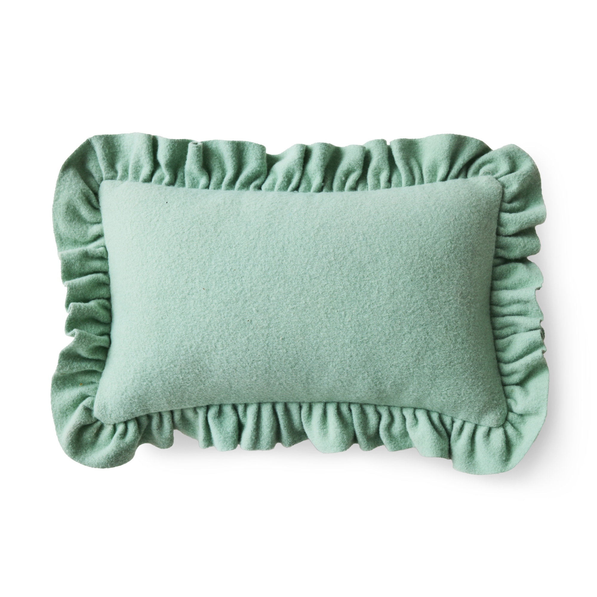 Sierkussen felt mint