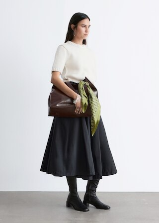 & Other Stories RIB-KNIT T-SHIRT