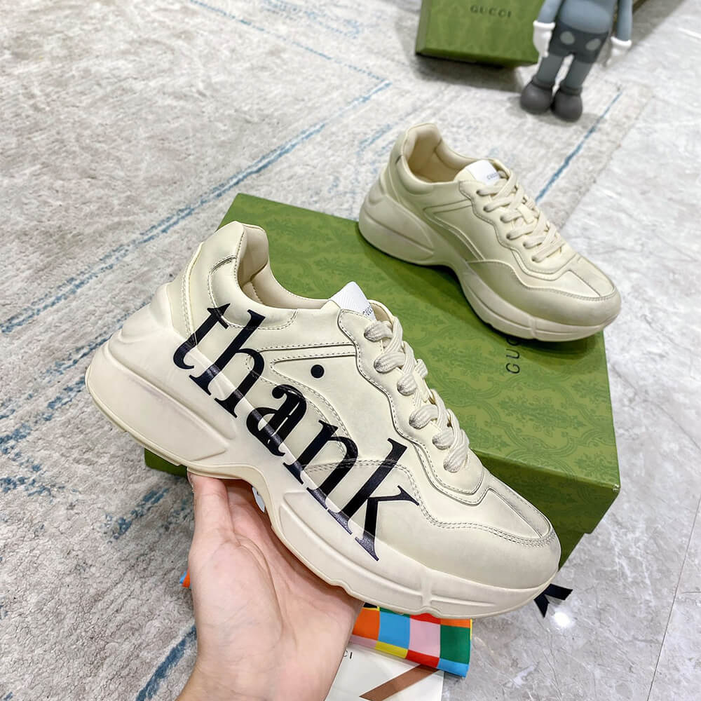 Gucci Rhyton  Think   Thank  Sneaker - Top Club