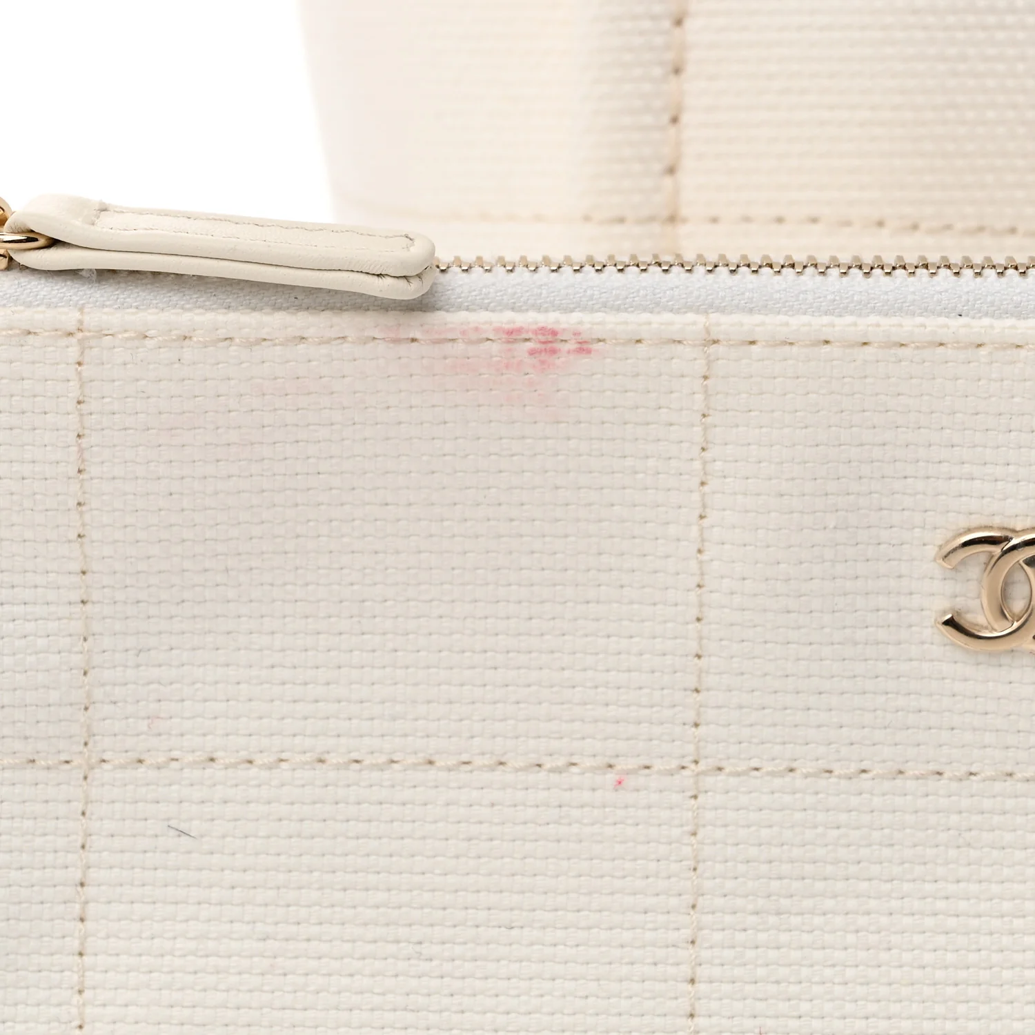 Cotton Medium Deauville Tote White - Top Club