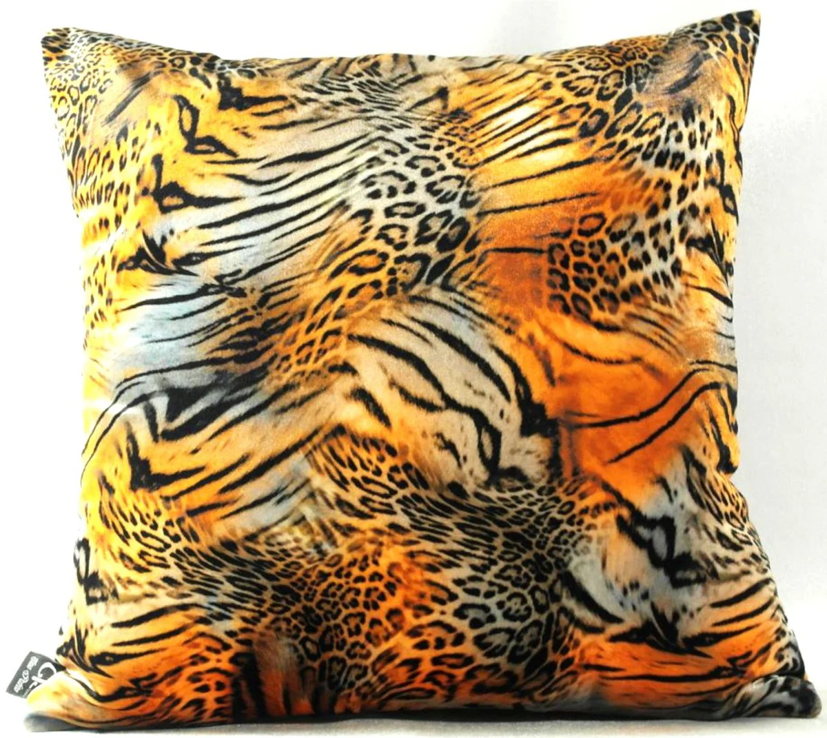 Luxury cushion Las Vegas Leo multicolored 45 x 45 cm - finest velvet fabric - luxury quality