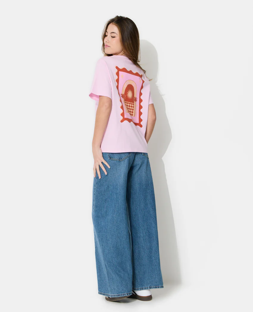 Pimkie T-shirt oversize avec print devant et dos