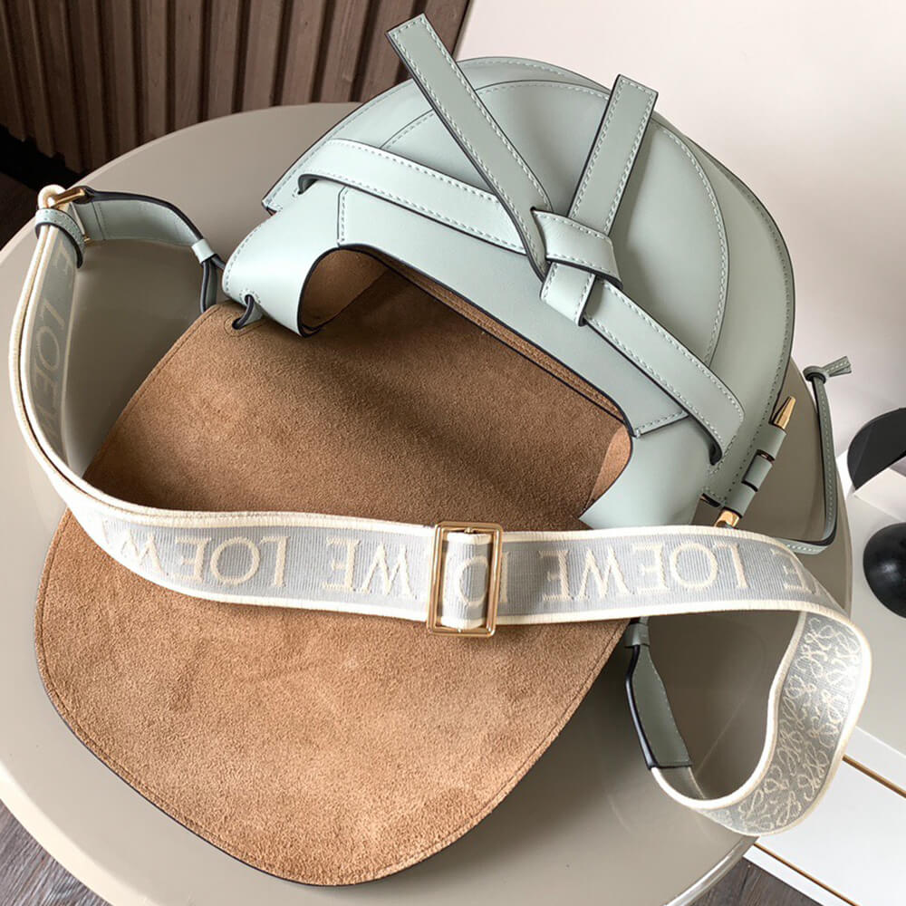 Loewe Small Gate bag in soft calfskin and jacquard - Top Club