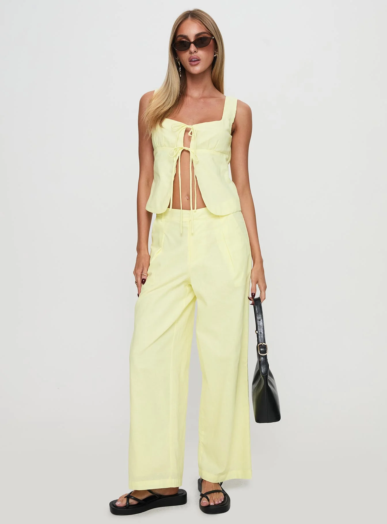 Such A Charmer Tie Up Set Yellow