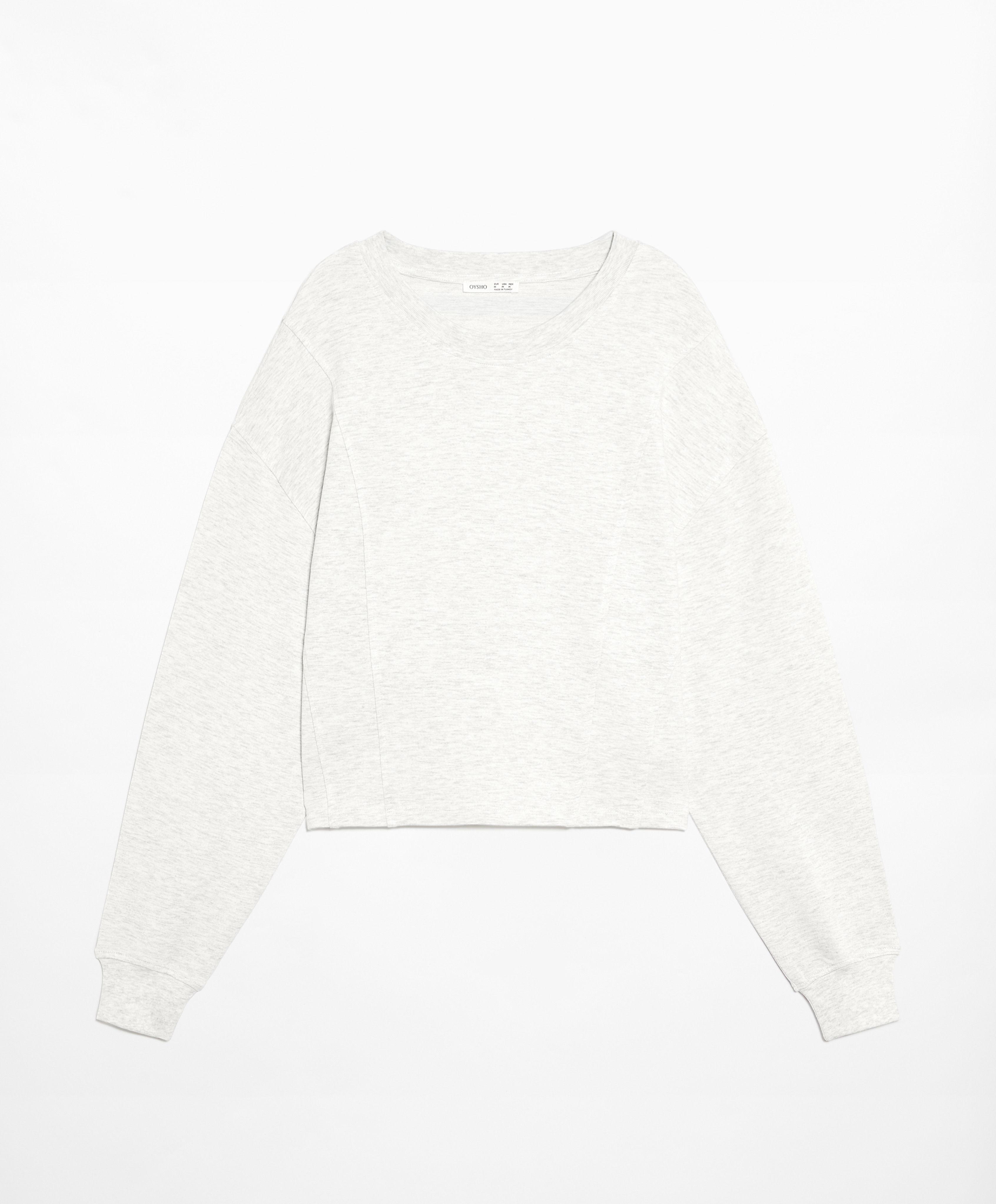 OYSHO Sweatshirt with cotton and modal blend