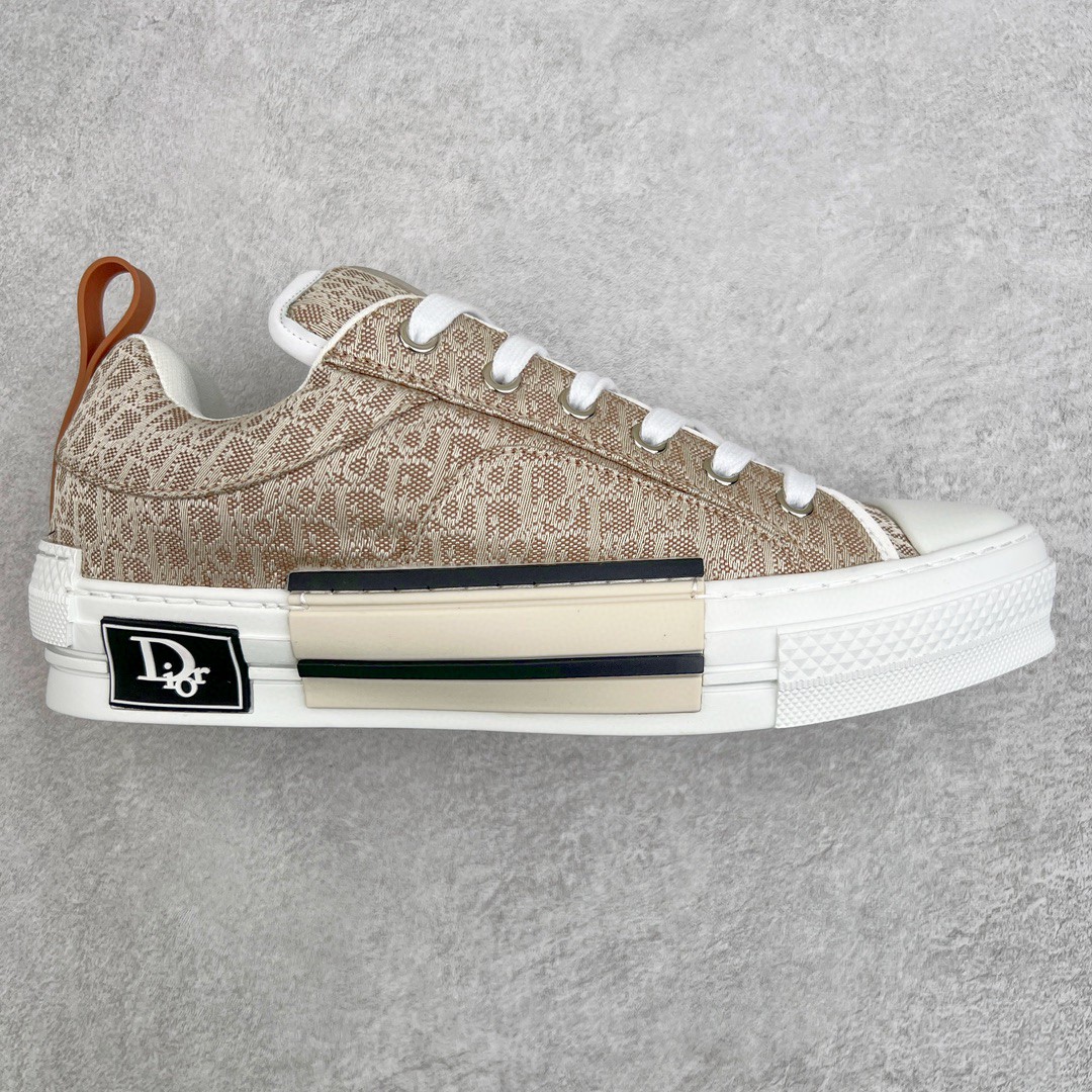 Dior 迪奥 B23 提花面料 Oblique 印花 低筒 休闲鞋 运动鞋 板鞋 男鞋 米色 3SN292ZUY_H100 - Sneaker Replica Workshop