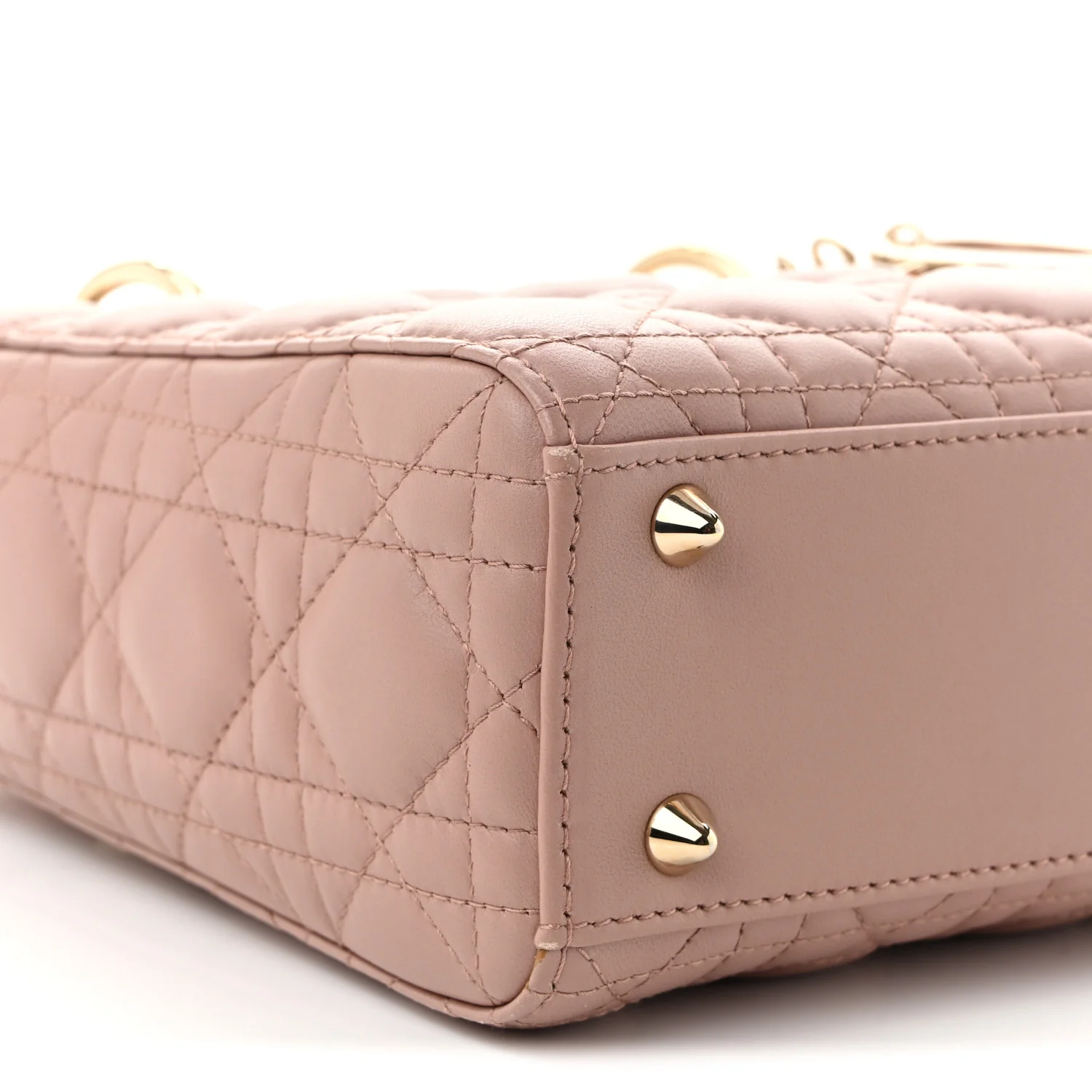 Lambskin Cannage Small Lucky Badges My Lady Dior Fard - Top Club