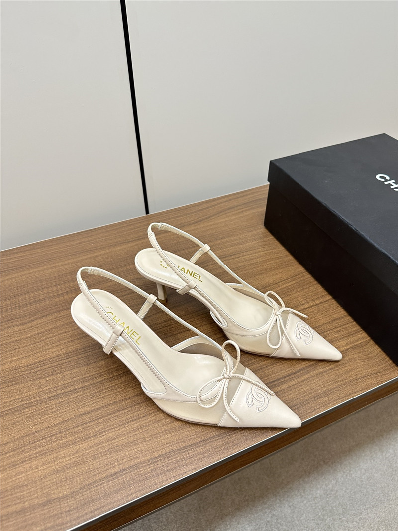 chanel pointed bow mesh sexy sandals - Sneaker Replica Workshop