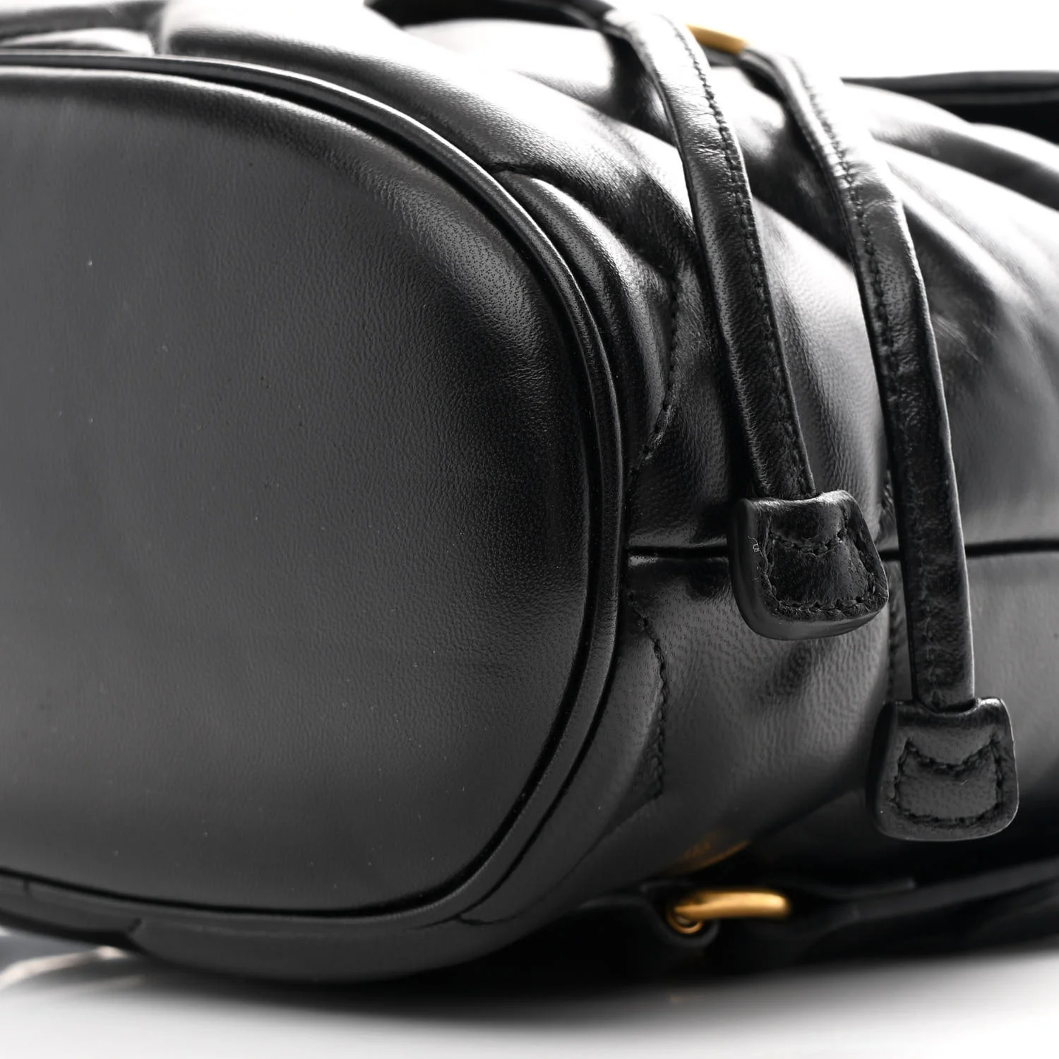 Nappa Chevron Matelasse GG Marmont Backpack Black - Top Club
