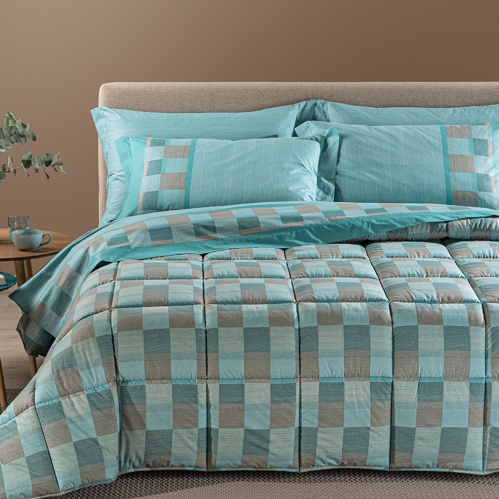 Trapunta In Cotone Oslo Piazza E Mezza Anice Caleffi