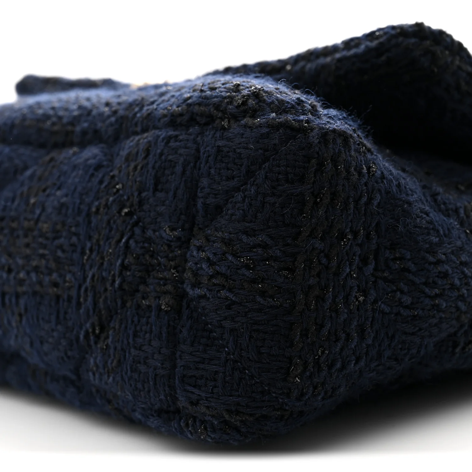 Tweed Quilted Large Chanel 19 Flap Navy Blue - Top Club