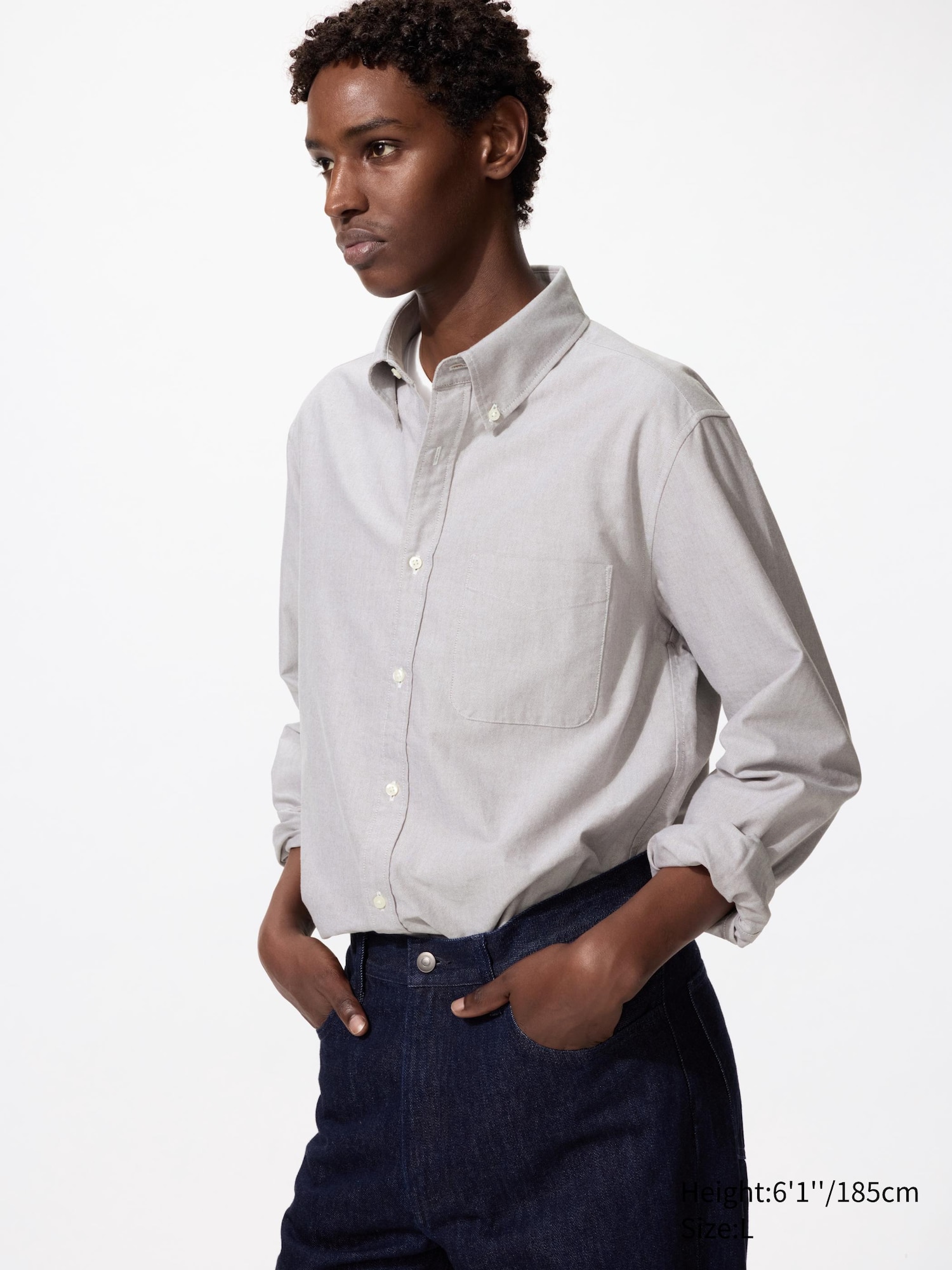Oxford Long Sleeve Shirt (Slim Fit)