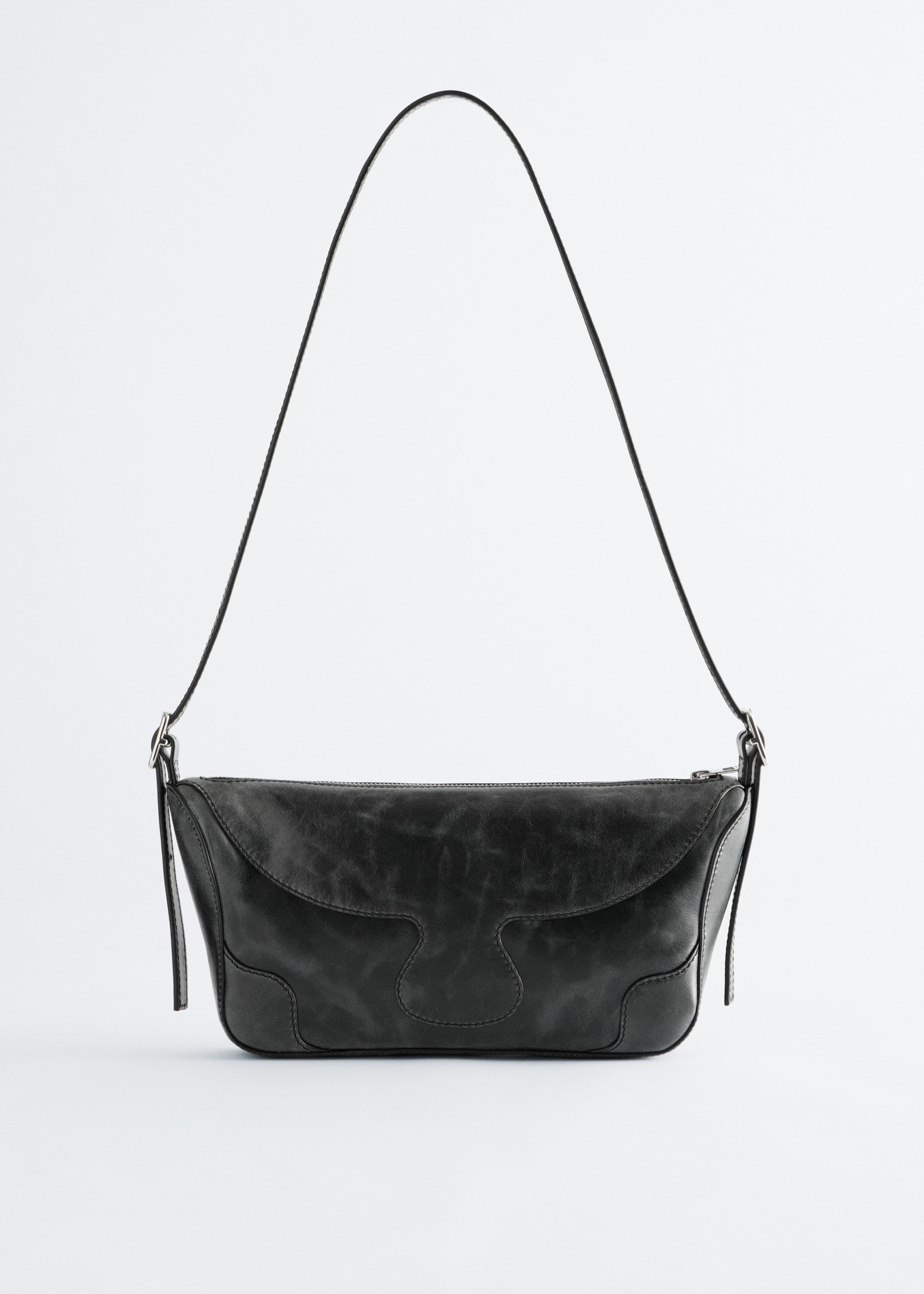 & Other Stories RECTANGULAR LEATHER CROSSBODY BAG