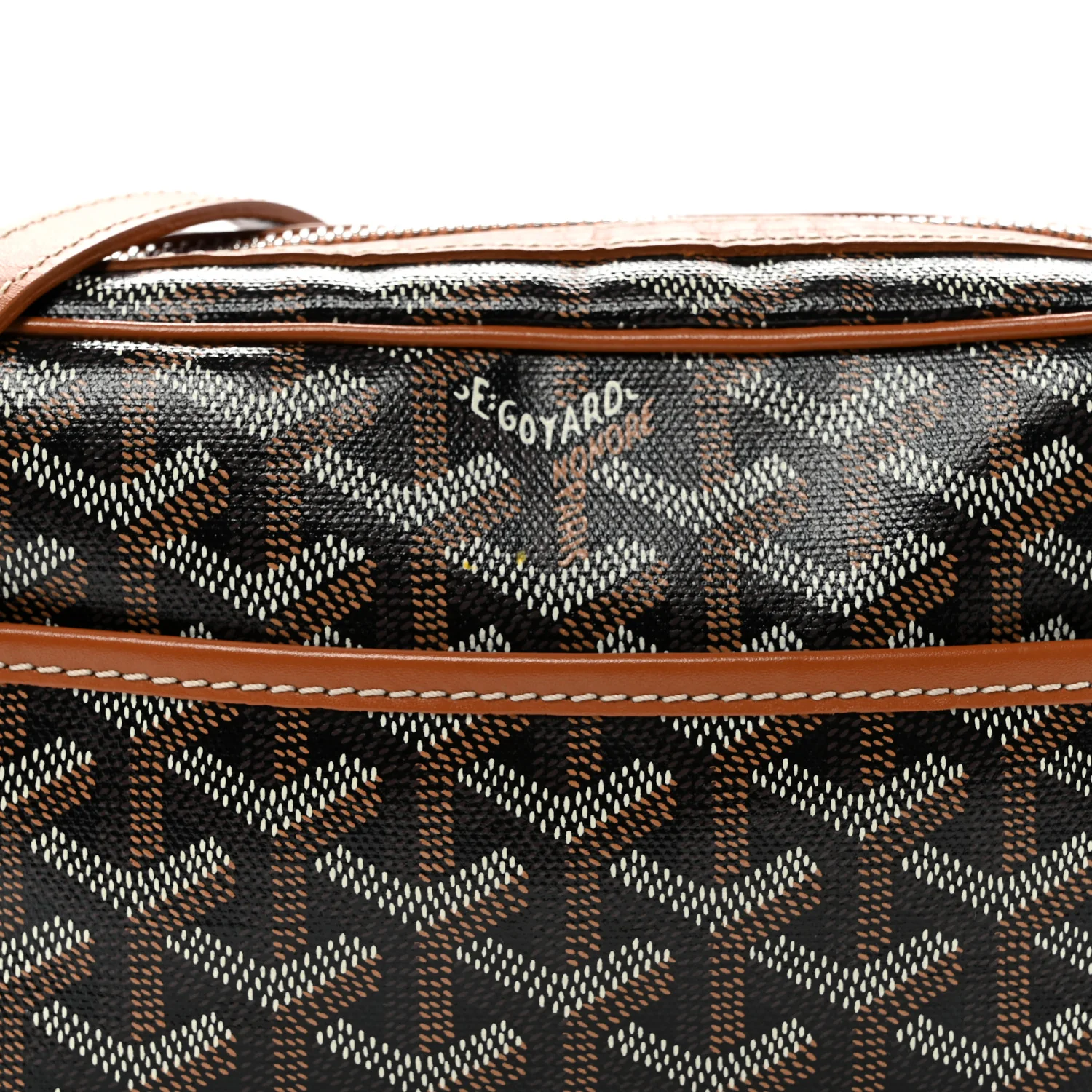 Goyardine Sac Cap Vert Black Gold - Top Club