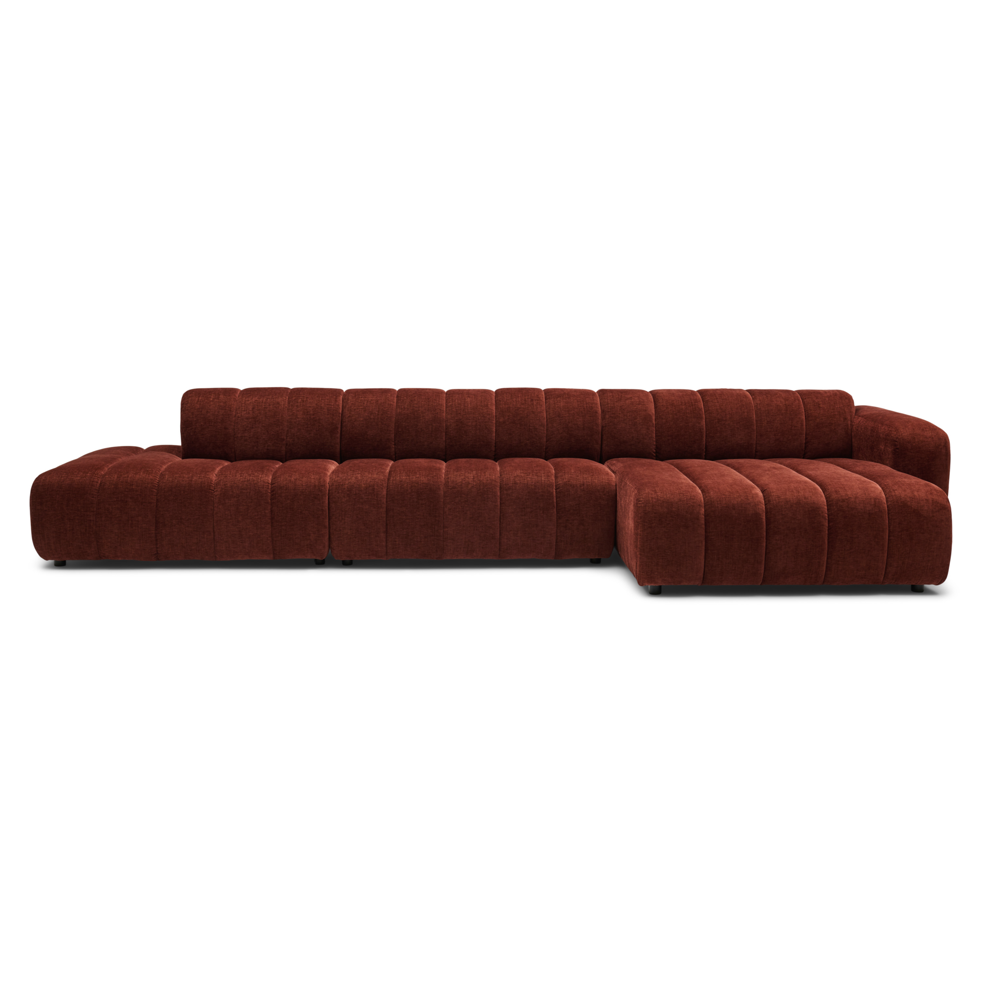 Hoekbank Dolce XL home burgundy rechts