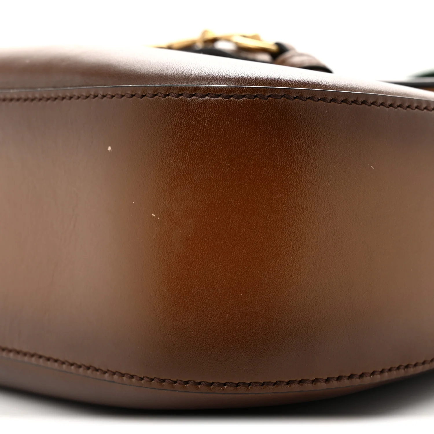 Calfskin Medium Lady Web Shoulder Bag Cuir - Top Club