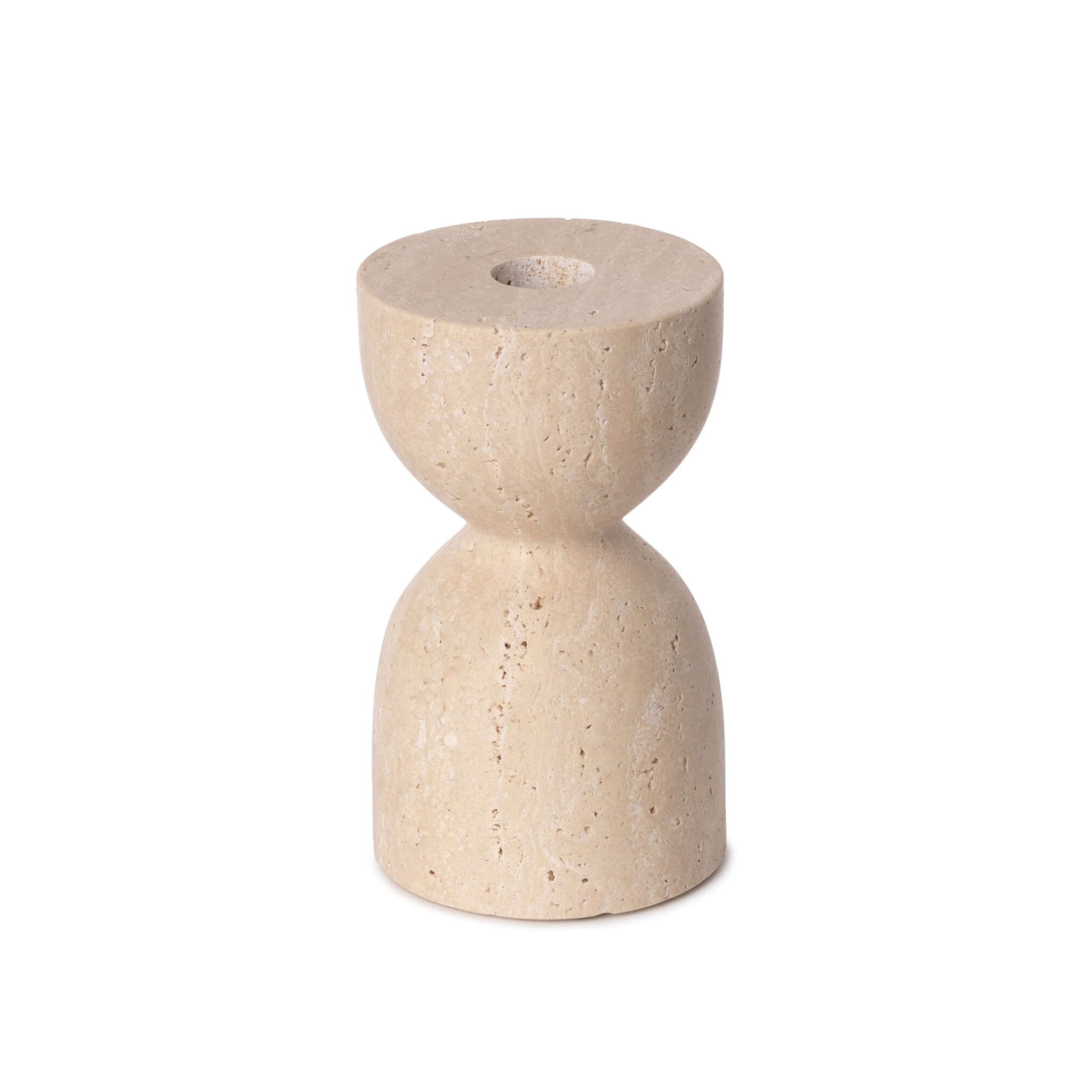 Design kaarshouder Travertine