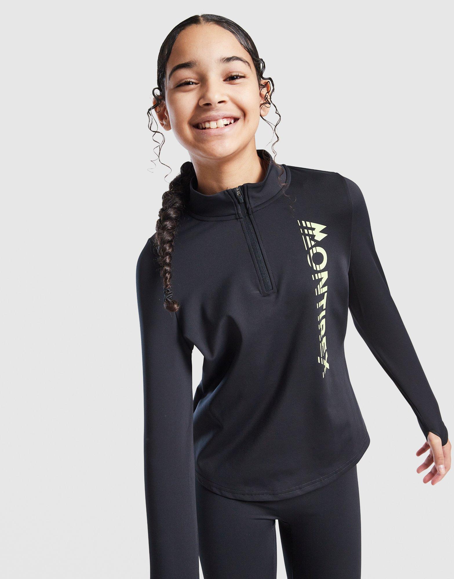 MONTIREX Girls' Mirage 1/2 Zip Top Kinder