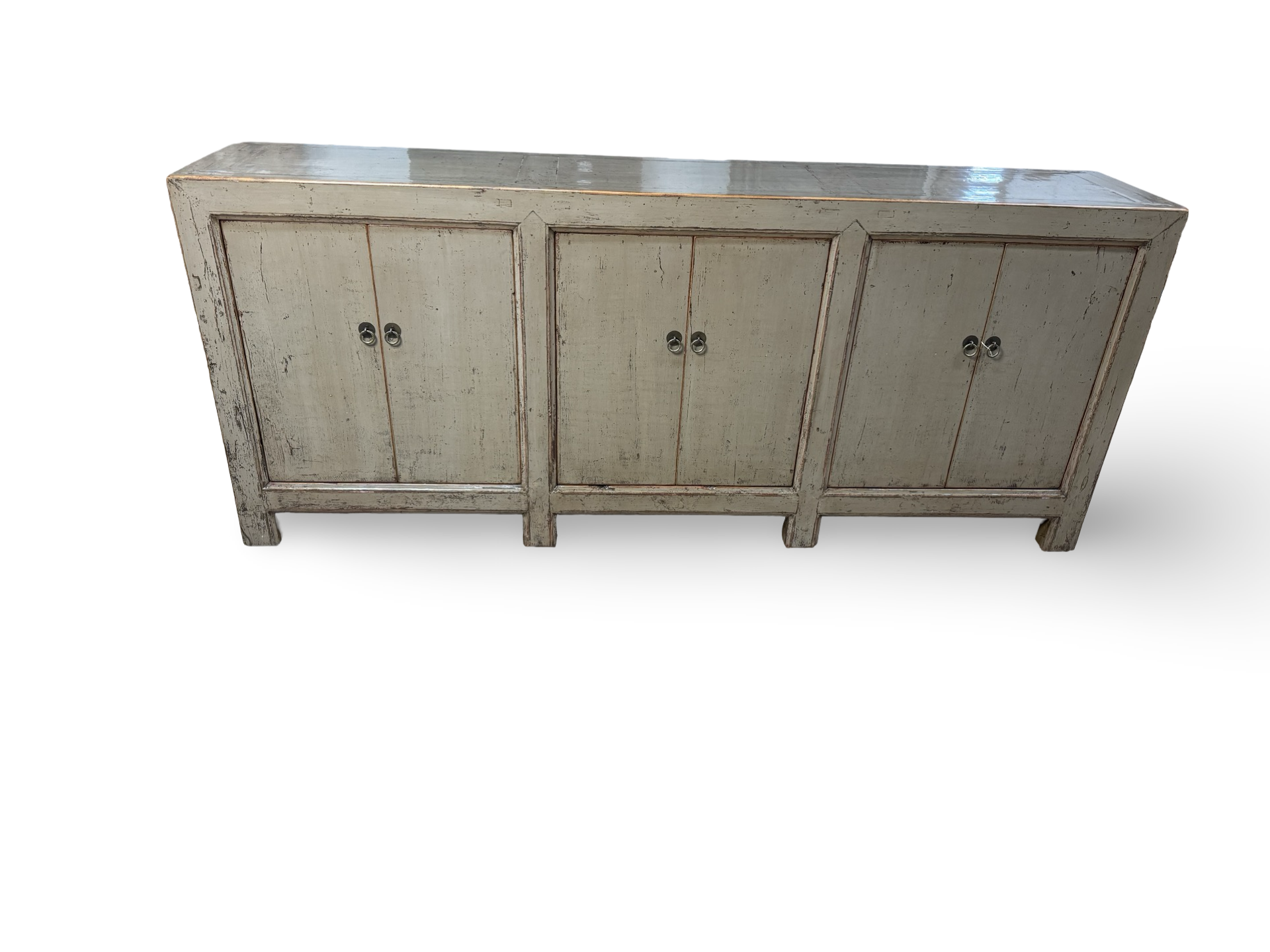 Dressoir grijs 6 deuren lak uniek Dressoir grijs 6 deur lak uniek