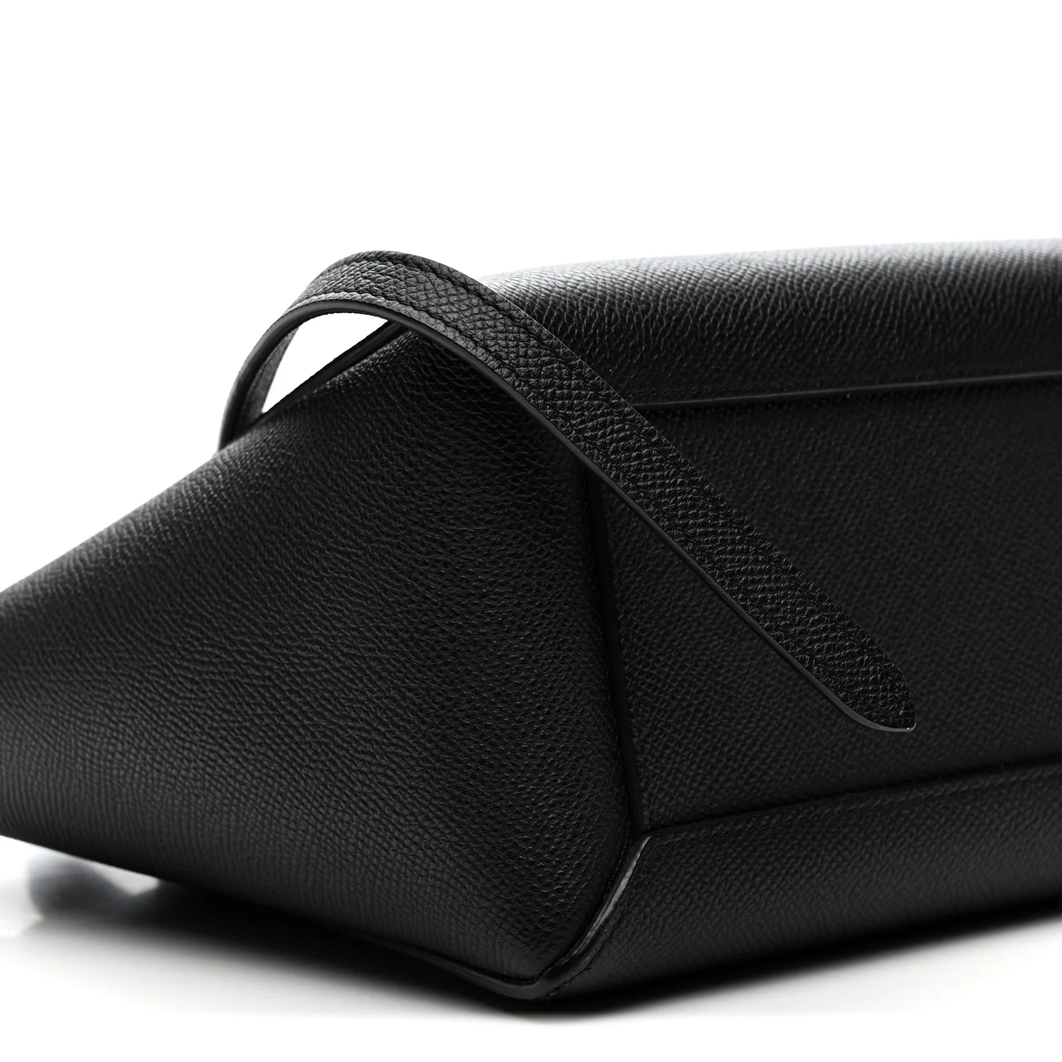 Grained Calfskin Nano Belt Bag Black - Top Club