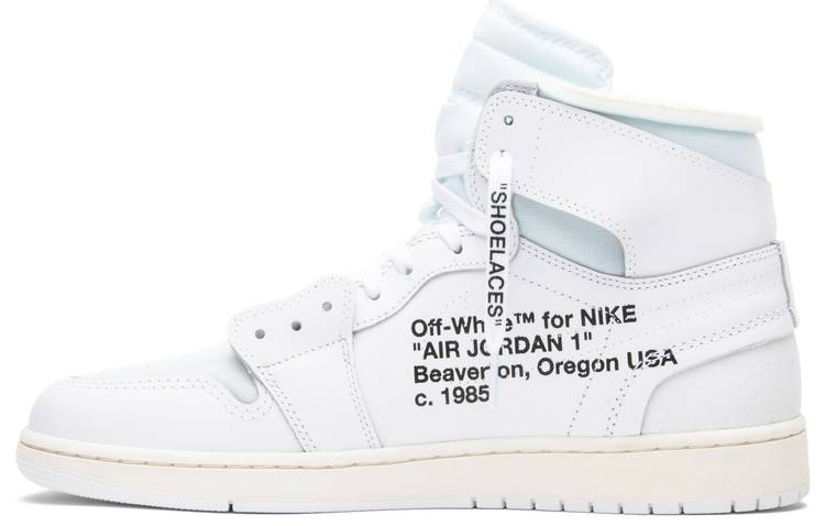 Off-White x Air Jordan 1 Retro High OG  White  2018 AQ0818-100 - Sneaker Replica Workshop