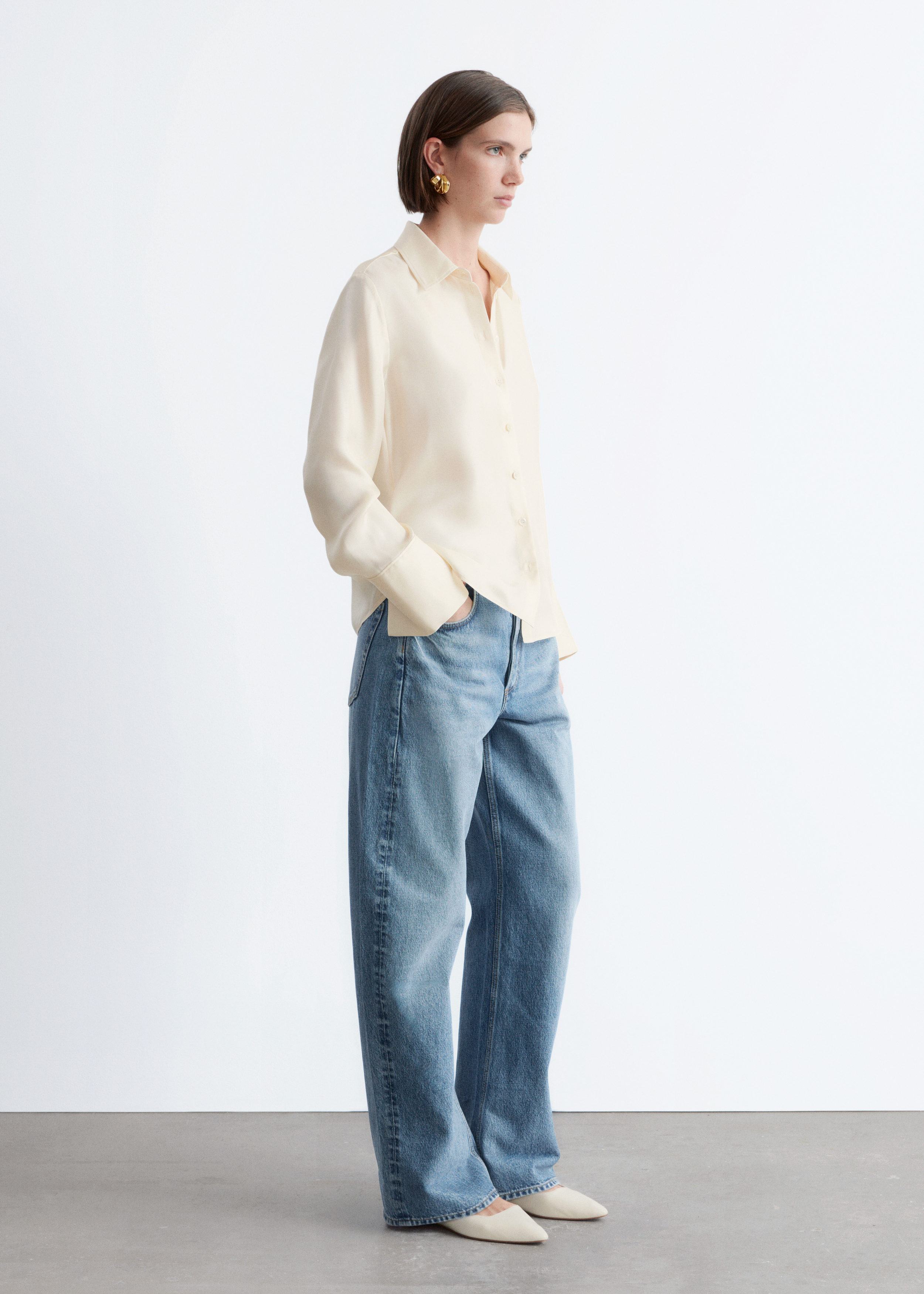 & Other Stories RELAXED SILK SHIRT