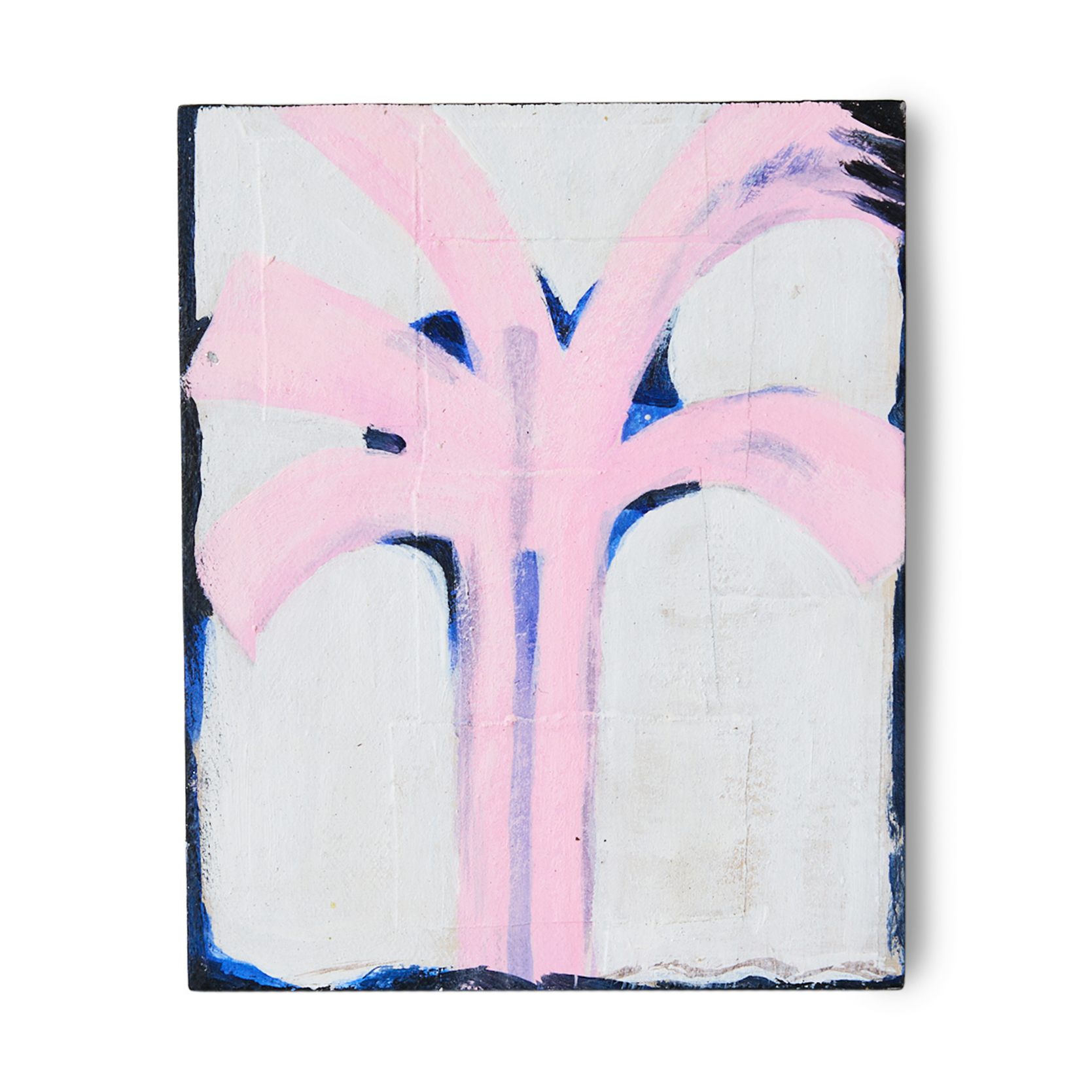 Schilderij Pocket exhibit Palmlines 16x13 cm