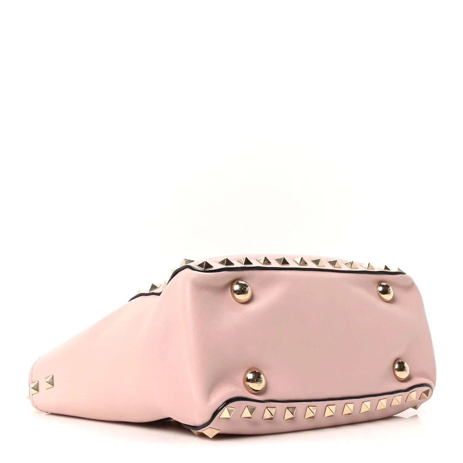 Vitello Mini Rockstud Tote Water Rose - Top Club