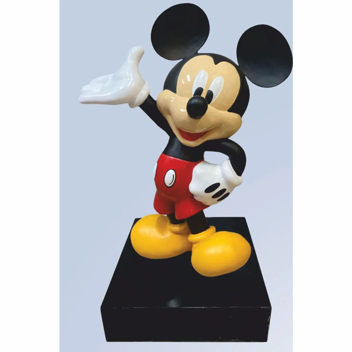 Decorative figure colorful / black H. 68 cm - cartoon decorative sculpture