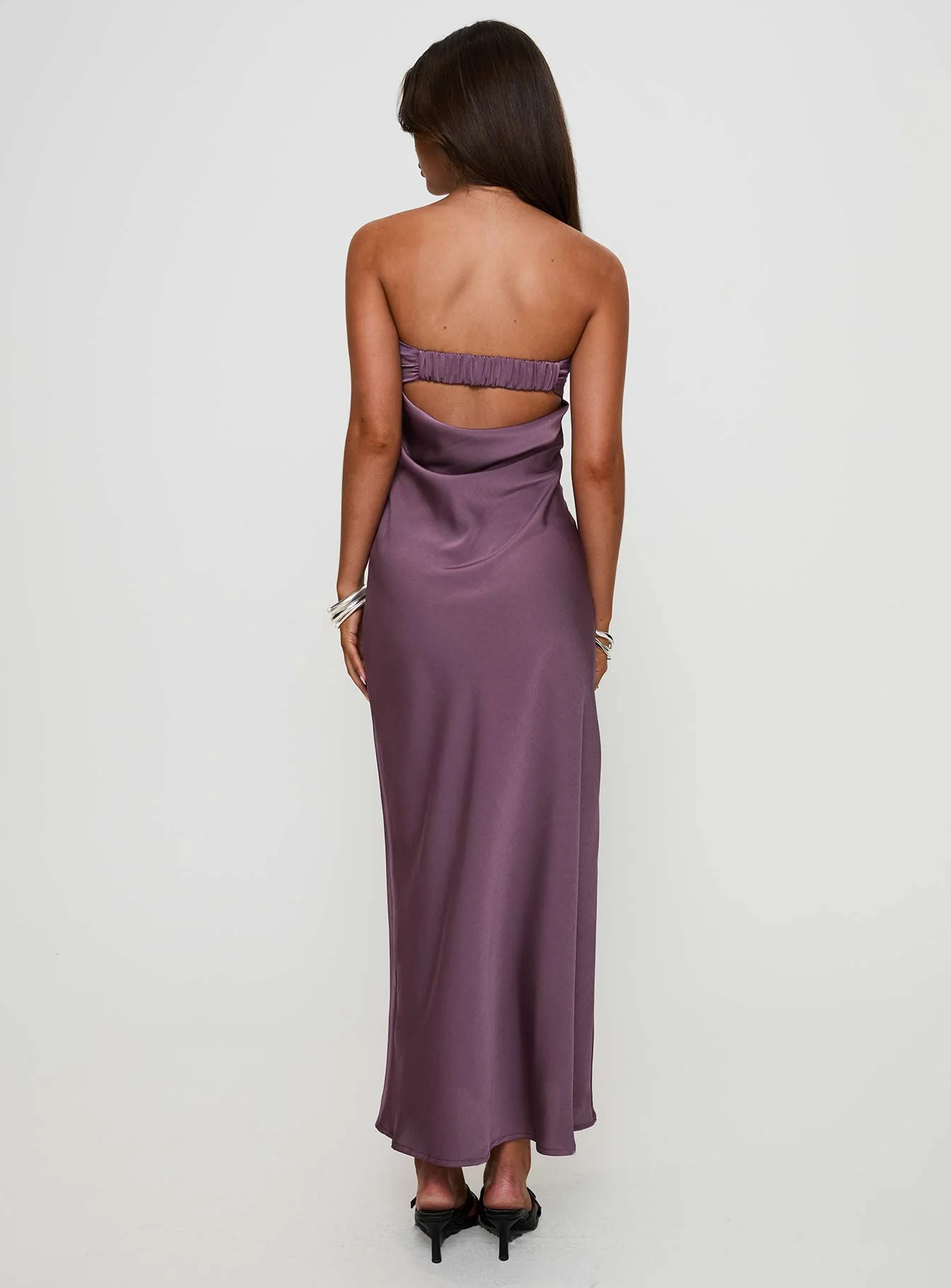 Maryska Strapless Maxi Dress Purple