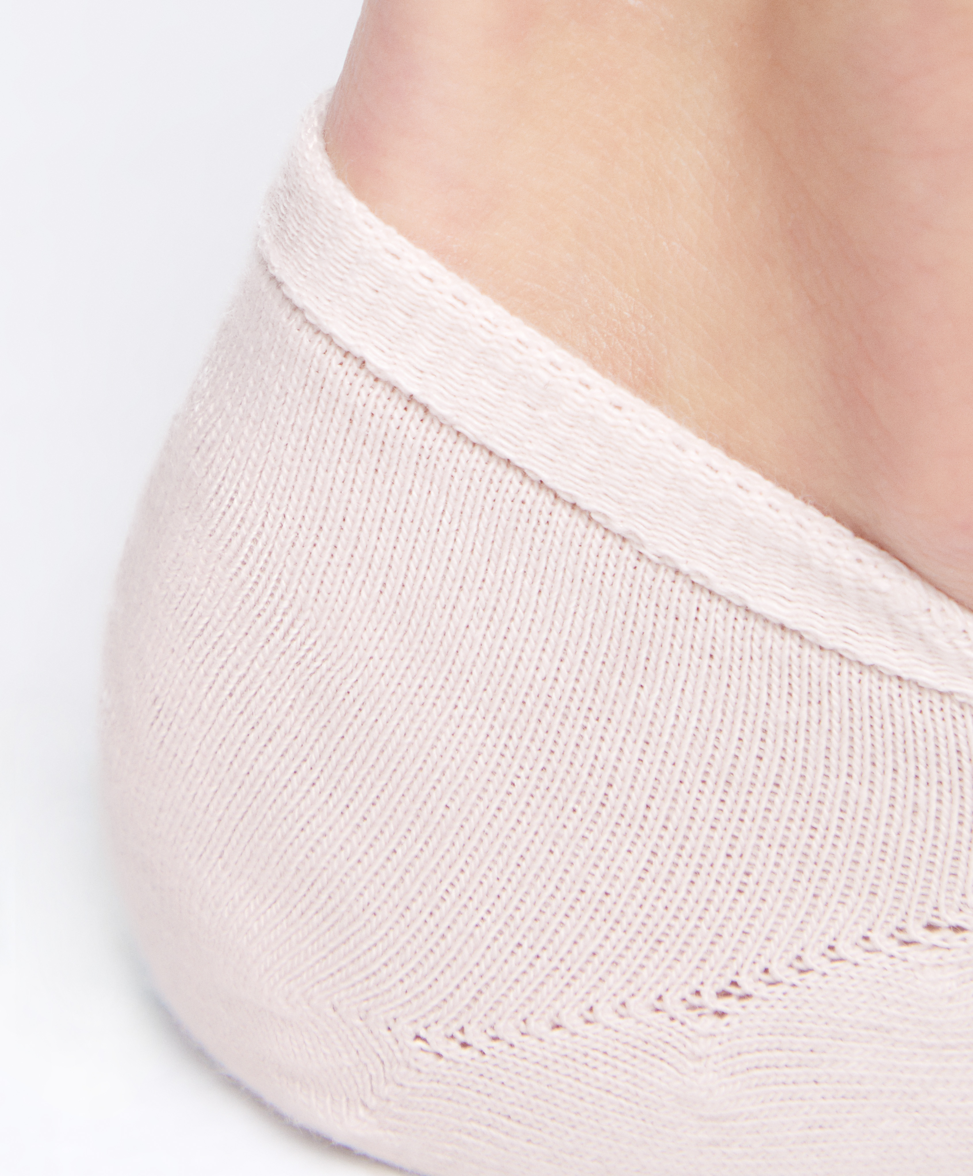 OYSHO 2 pairs of high-cut cotton blend invisible socks