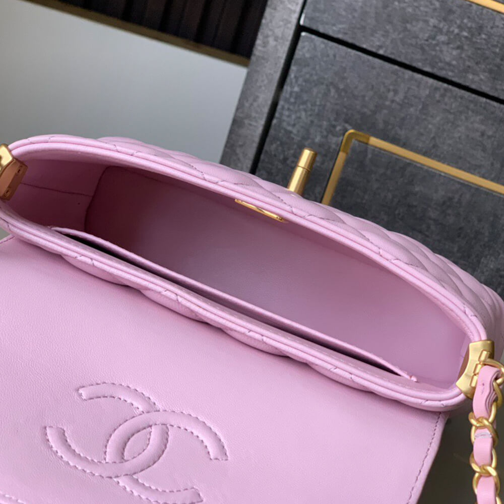 CHANEL Small Flap Bag with Top Handle(HIGH-END GRADE) - Top Club