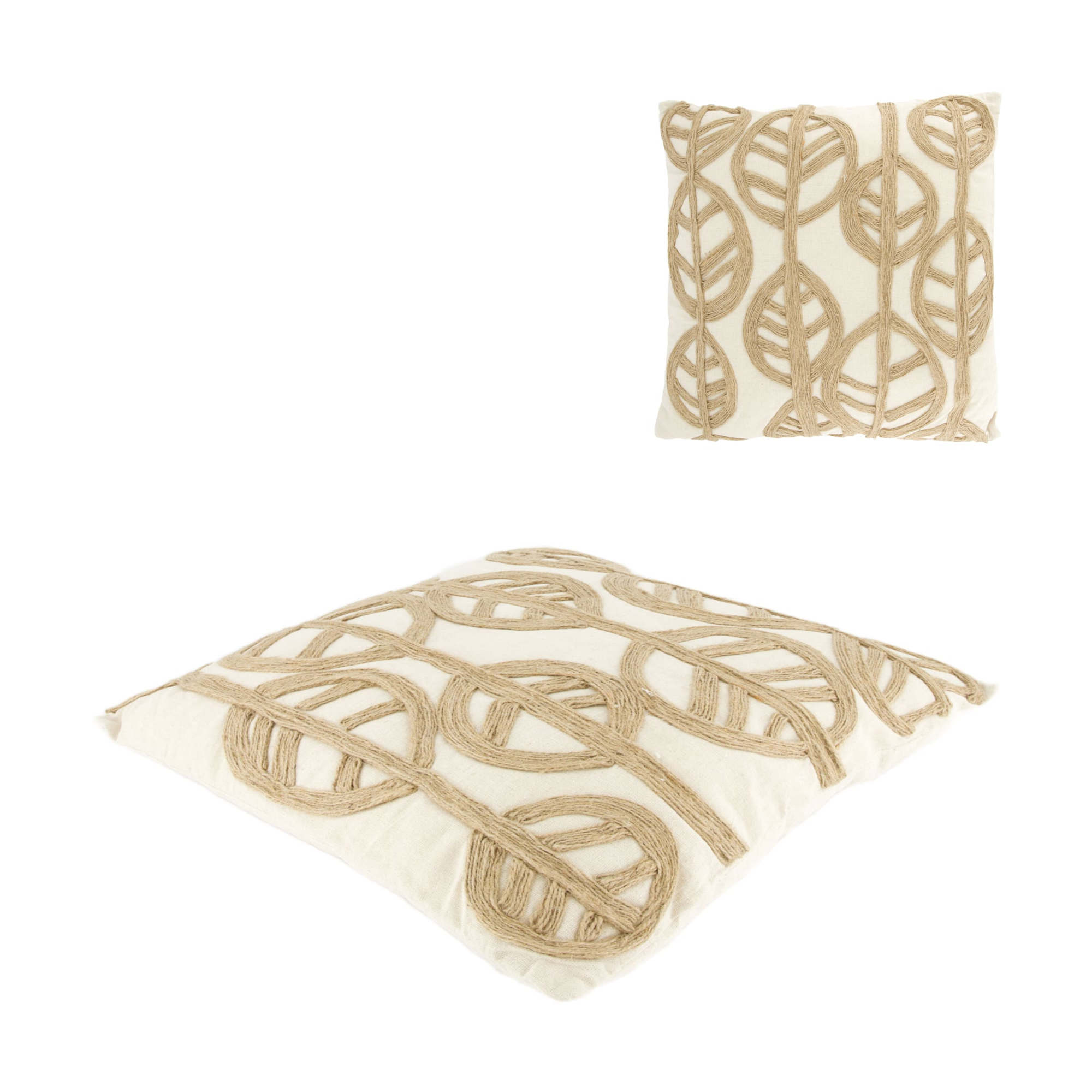 Cushion cream brown