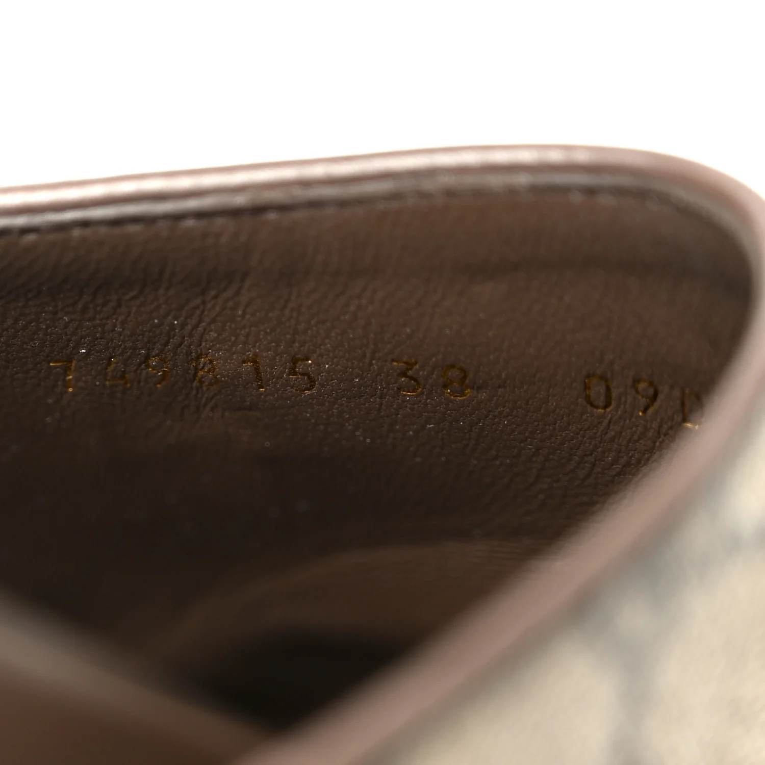 GG Supreme Monogram Miro Soft Calfskin Womens Horsebit Slippers 38 Beige Ebony New Acero - Top Club