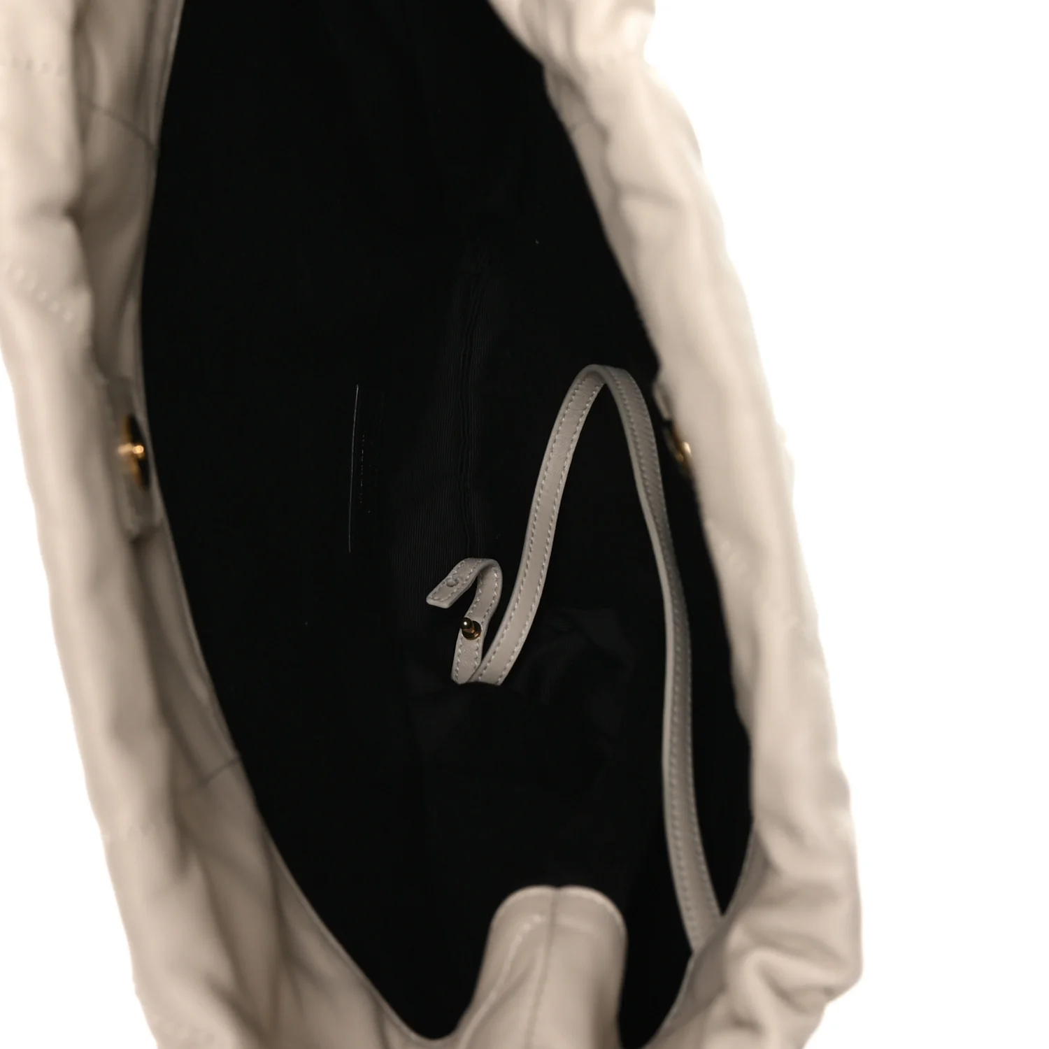 Lambskin Matelasse Monogram Medium Jamie 4.3 Pochon Blanc Vintage - Top Club