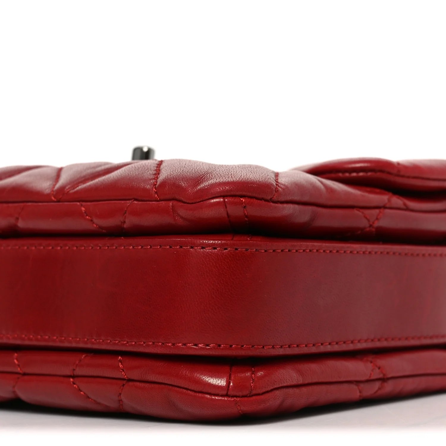 Lambskin Quilted Mini Chanel 3 Flap Red - Top Club