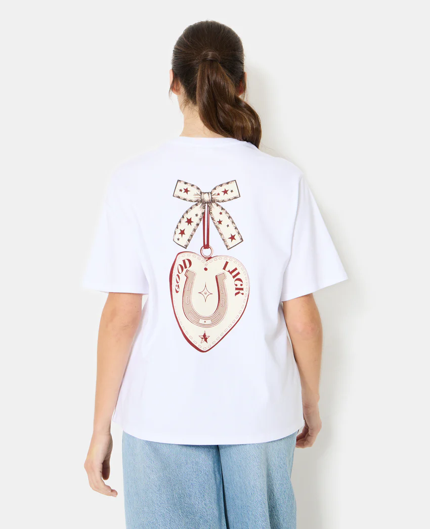 Pimkie T-shirt oversize avec print poitrine et dos