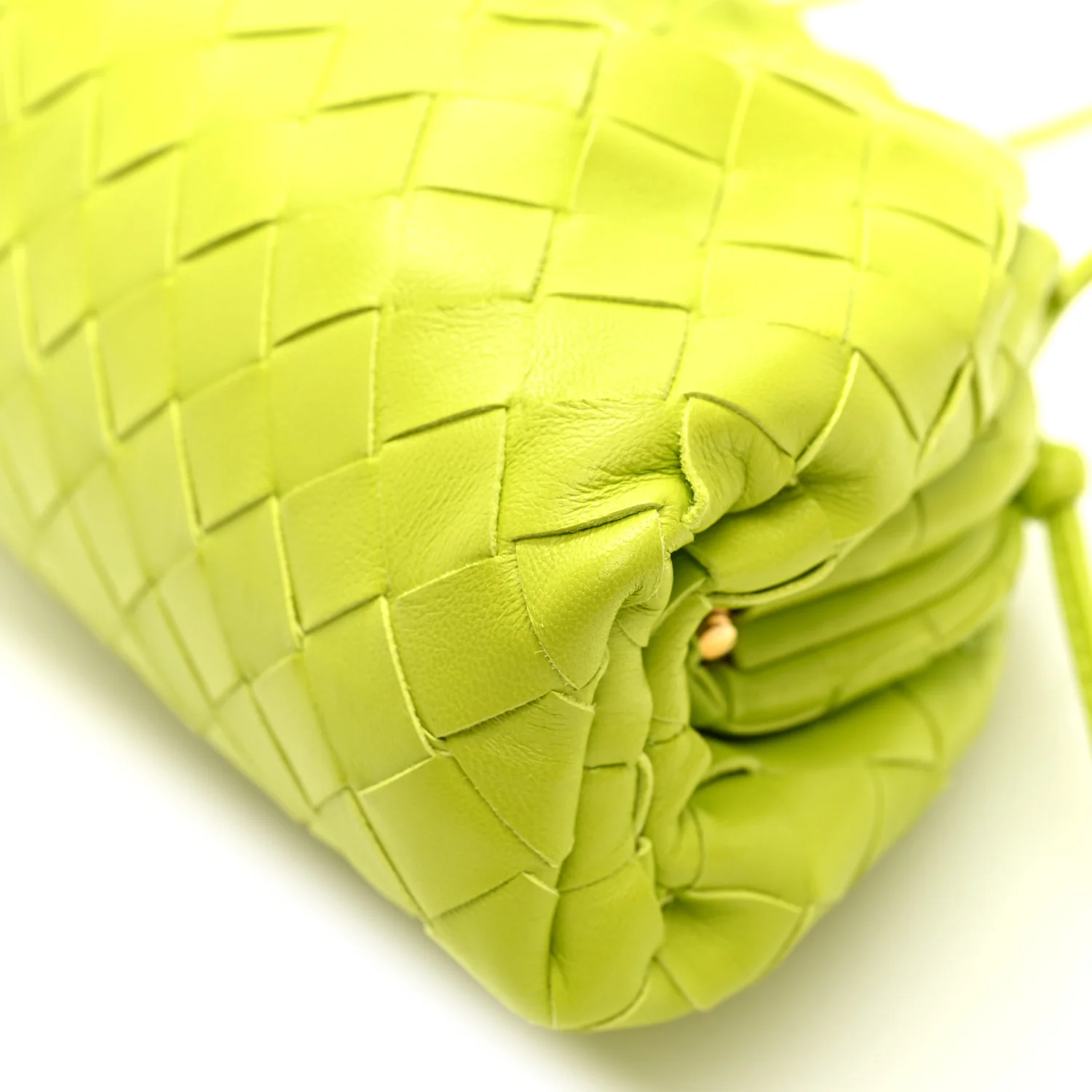 Nappa Intrecciato The Mini Pouch Kiwi - Top Club