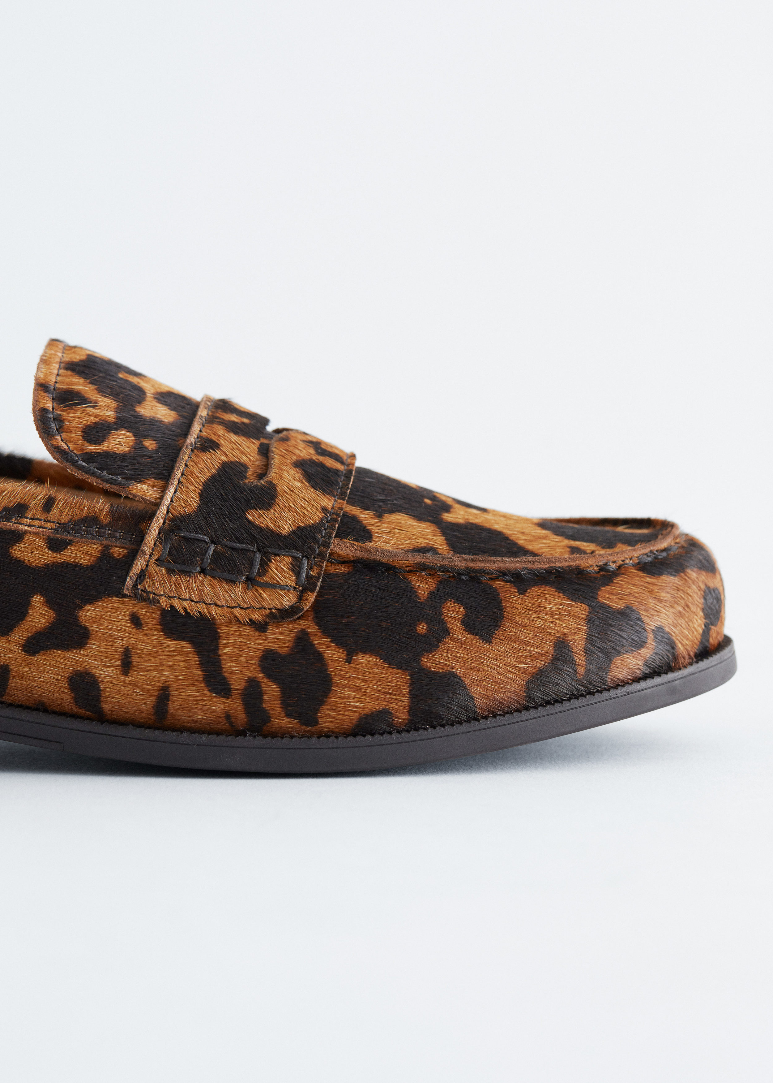 & Other Stories COW-PRINT LOAFERS