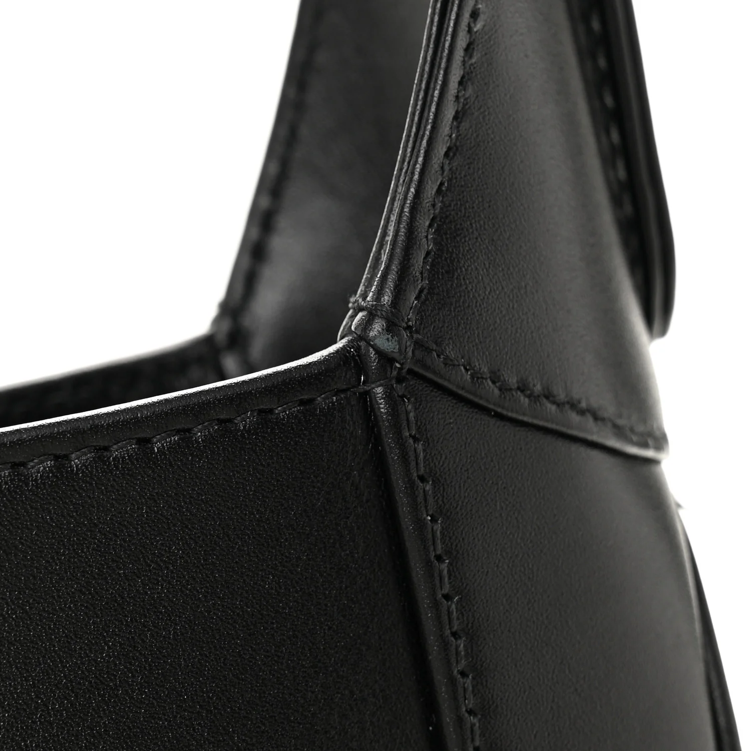 Calfskin Small Jackie Shoulder Bag Black - Top Club