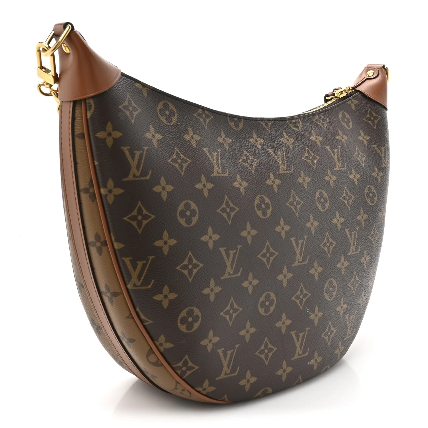 Reverse Monogram Loop Hobo - Top Club