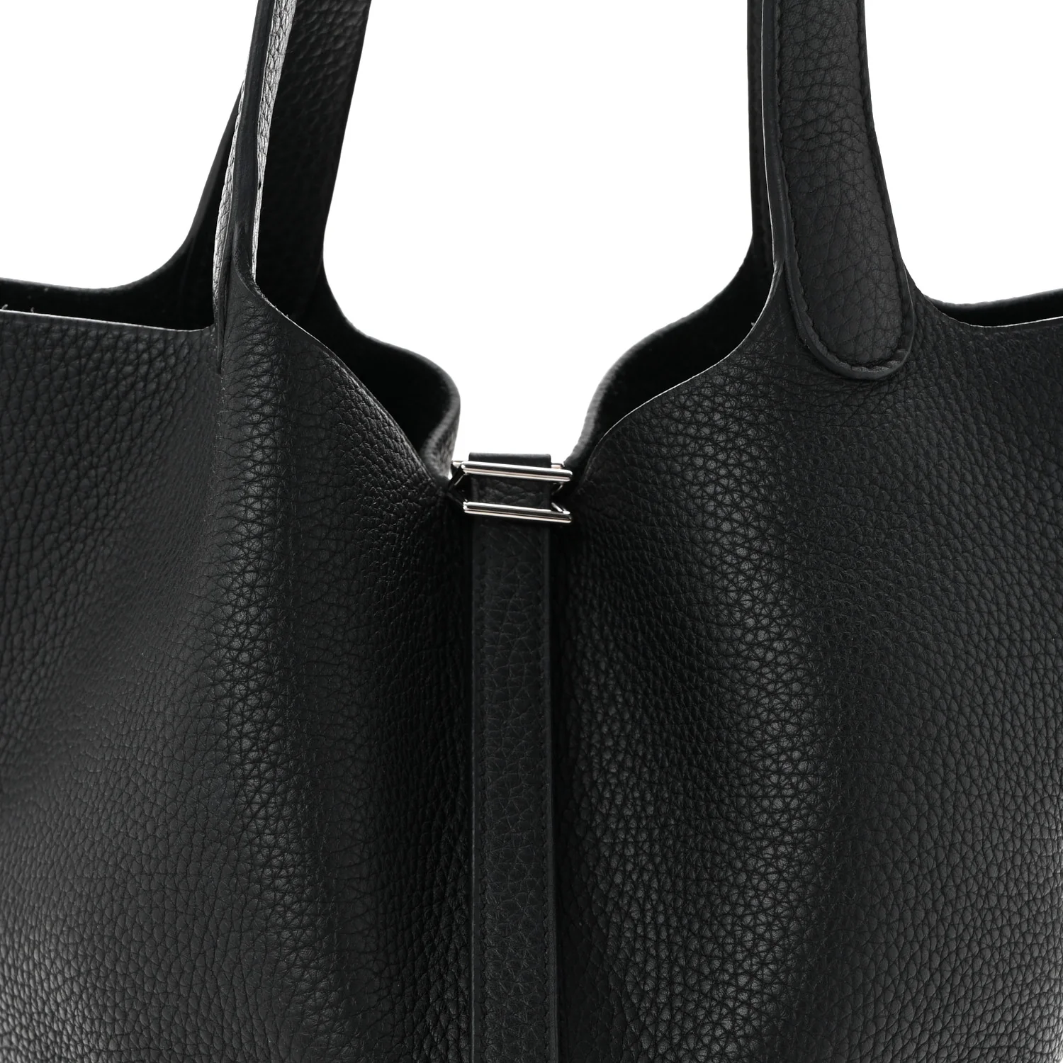 Taurillon Clemence Picotin Lock 22 MM Black - Top Club
