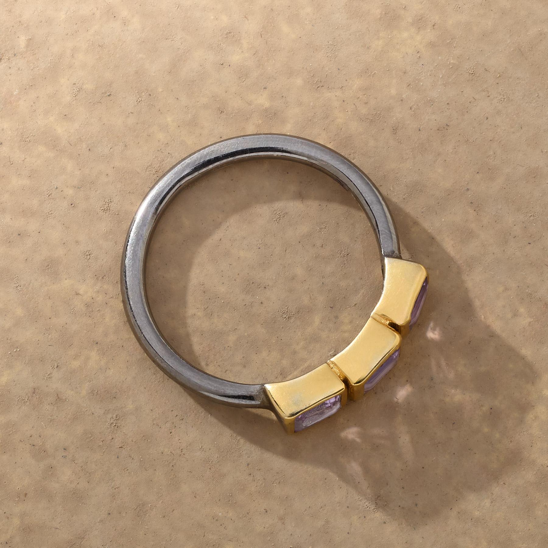 Amethyst Line Ring - Sundance Living
